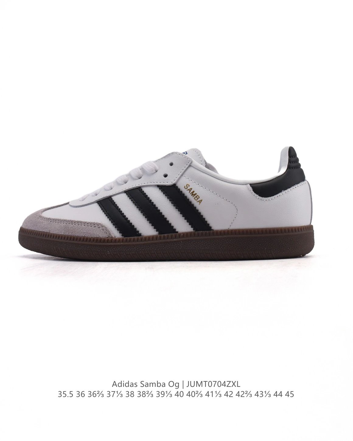 Adidas Samba OG White Black Gum Sneakers