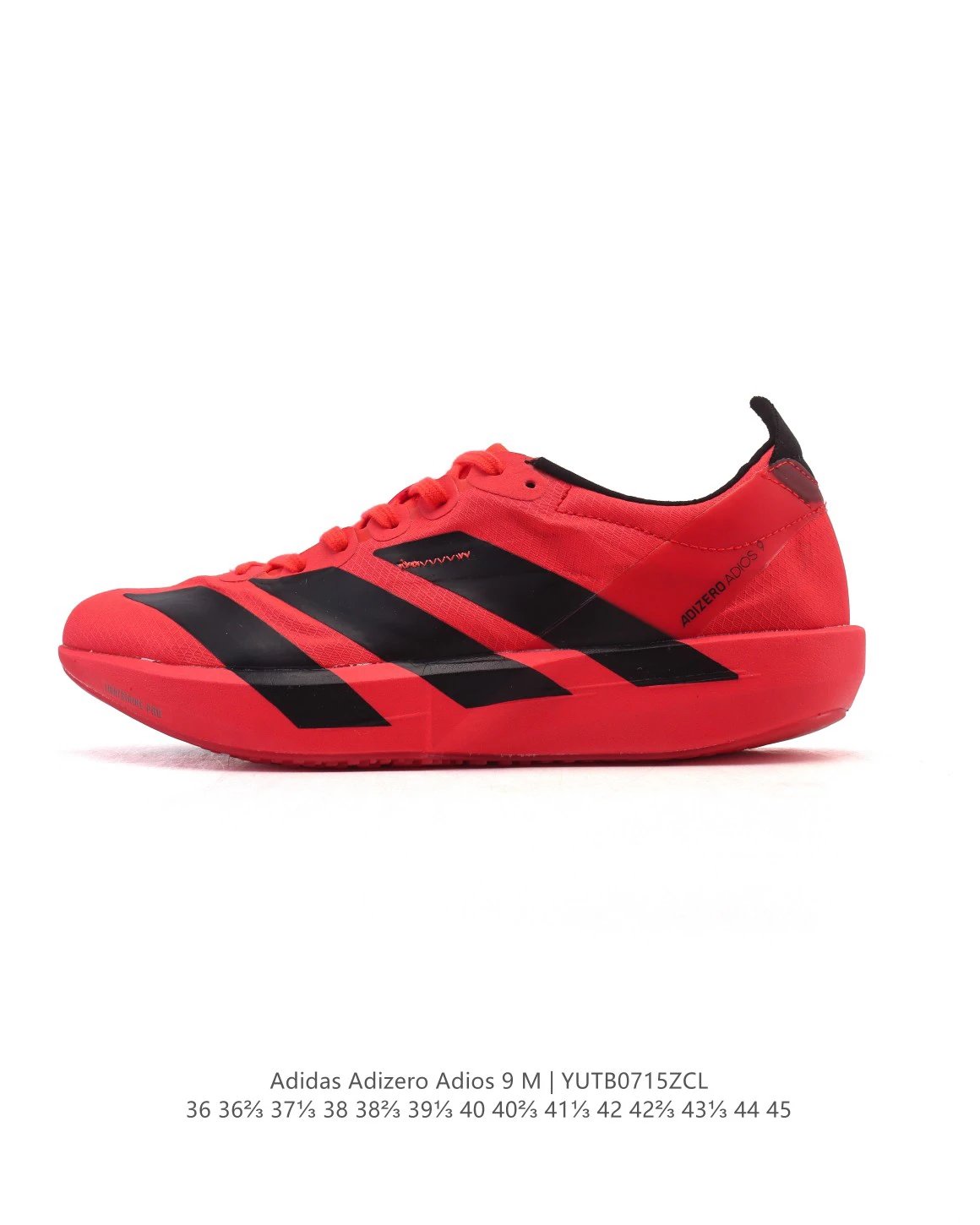 Adidas Adizero Adios 9 M Red Black Running Shoes