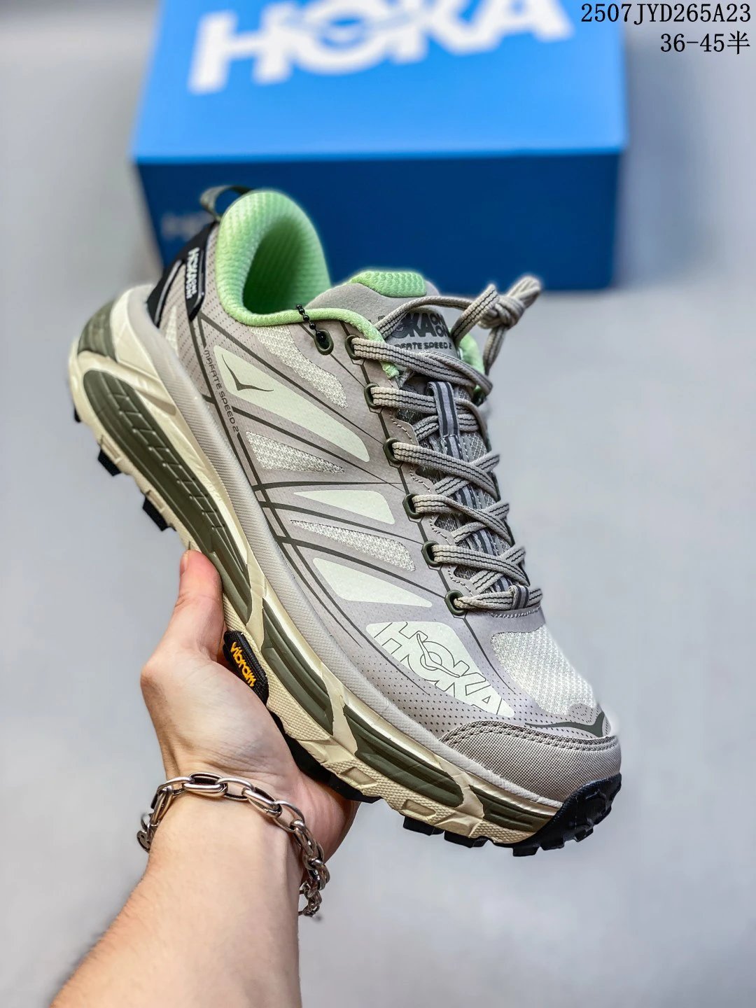HOKA Vibram Trail Running Shoes Lightweight Mesh Comfort