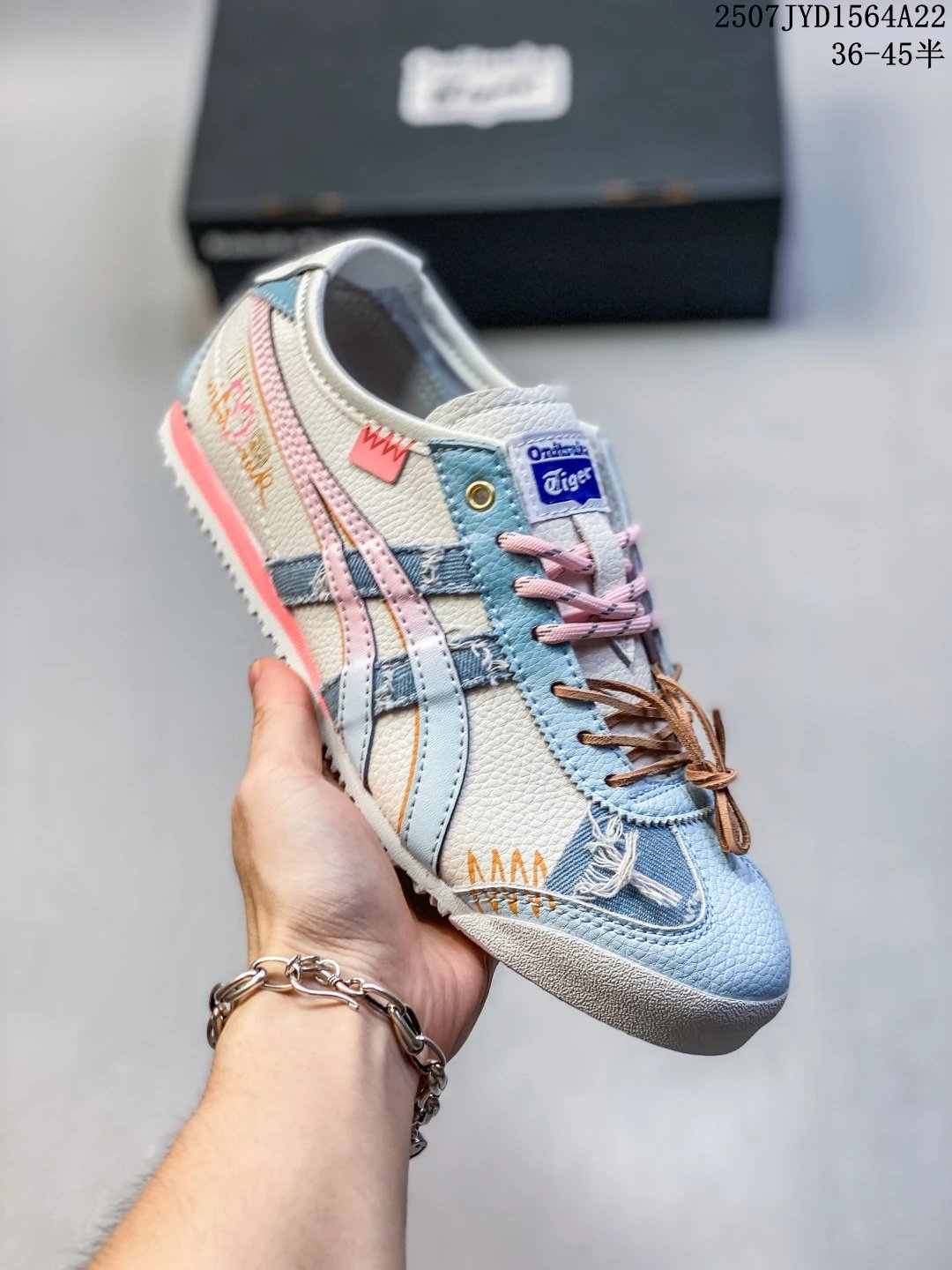 ASICS Onitsuka Tiger Pastel Patchwork Sneakers