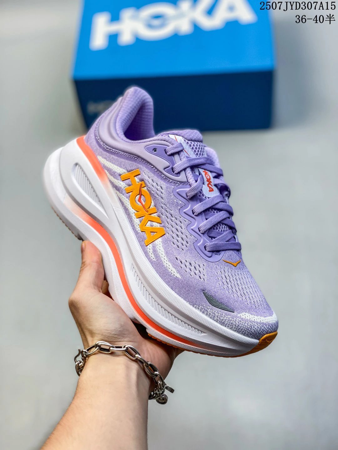 HOKA Women Lavender Running Shoes Lightweight Cushion