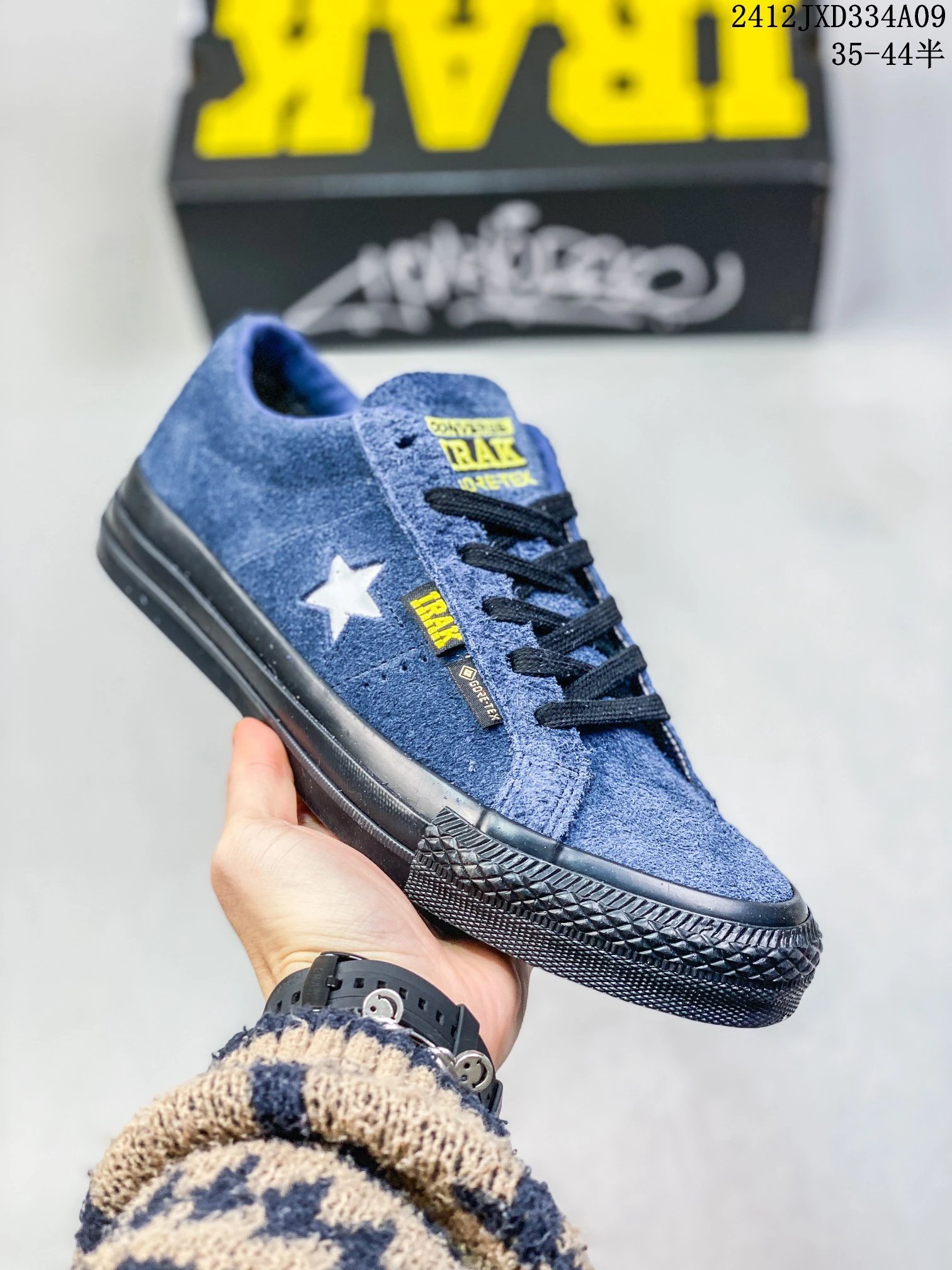 Converse RAK Blue Suede Waterproof Sneakers