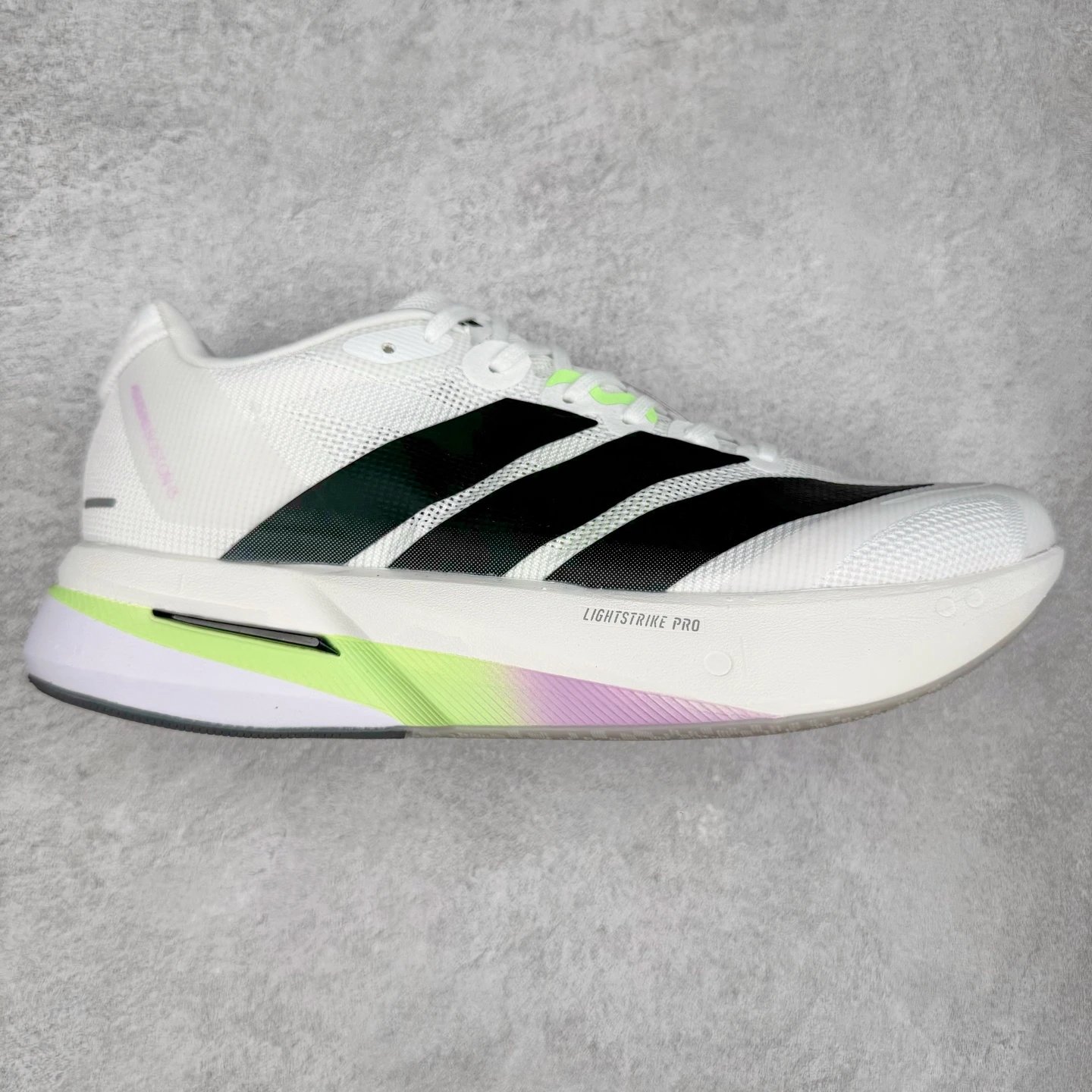 Adidas Lightstrike Pro Running Shoes Black Neon