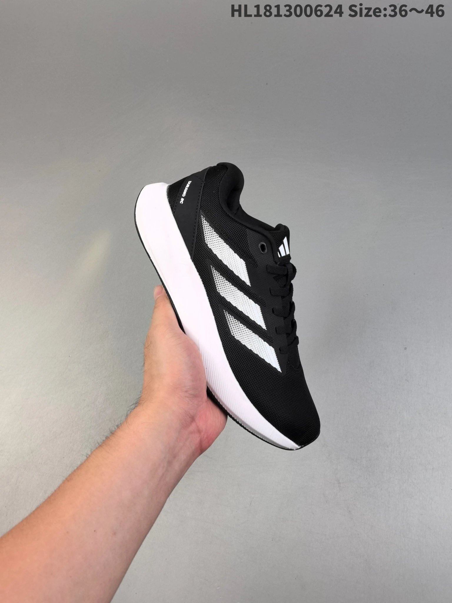 Adidas HL181300624 Men’s Black Running Shoes
