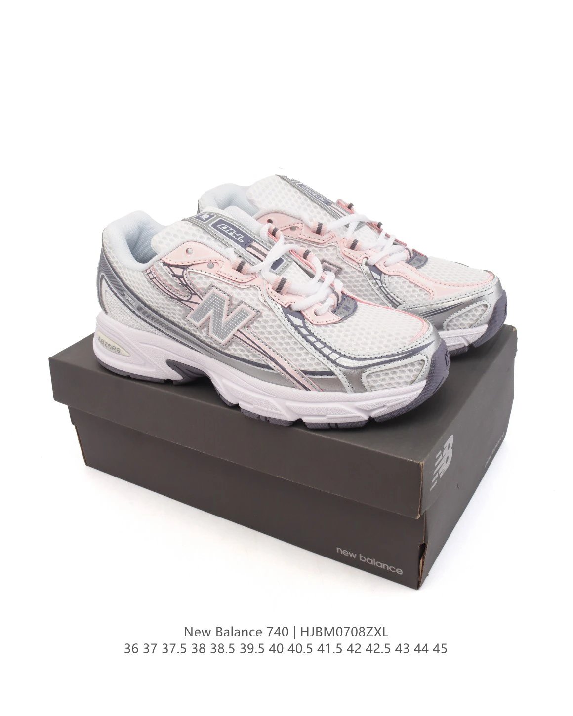 New Balance 740 Mesh Running Shoes Unisex Lightweight