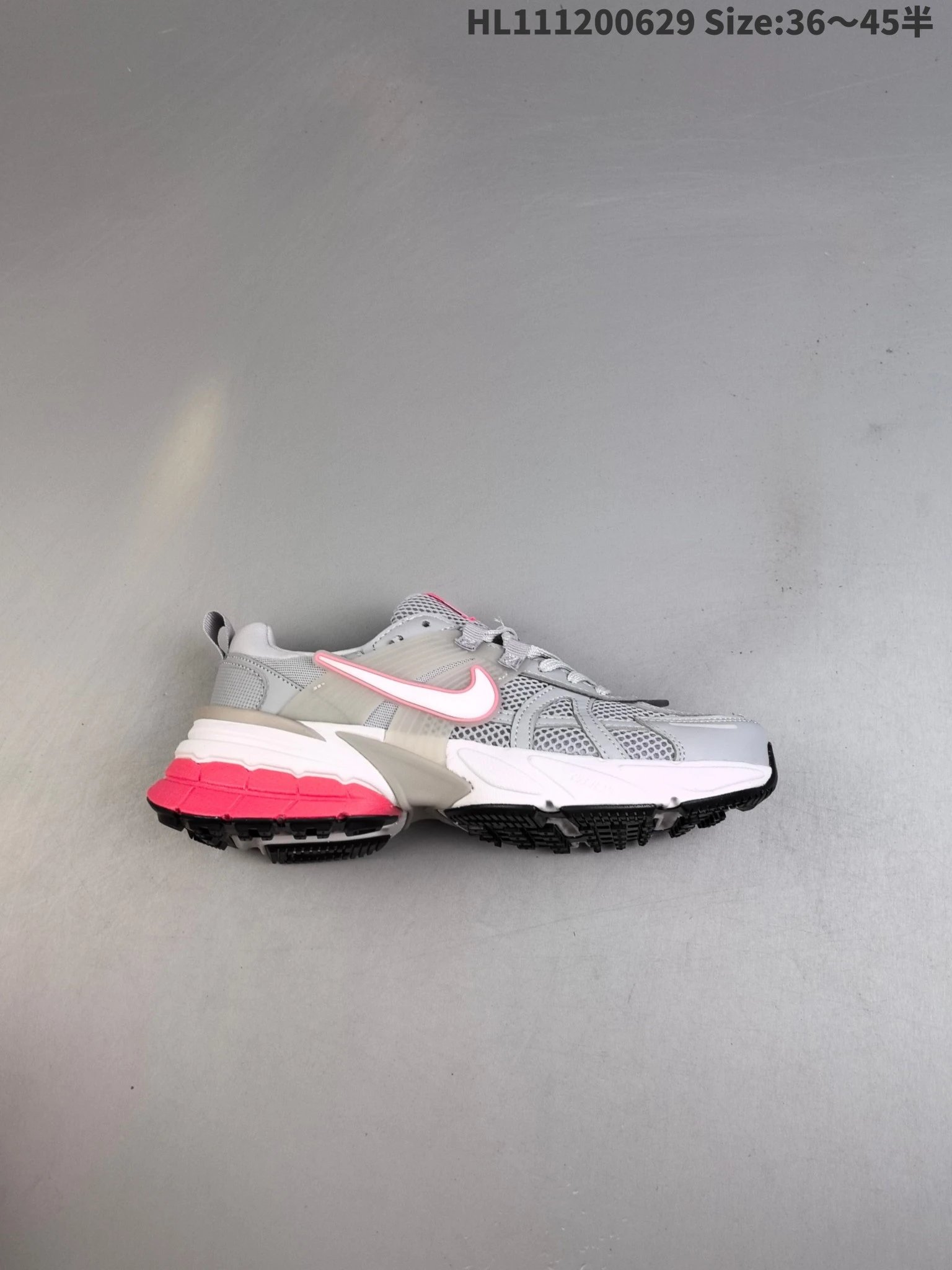 Nike HL111200629 Gray Pink Running Shoes