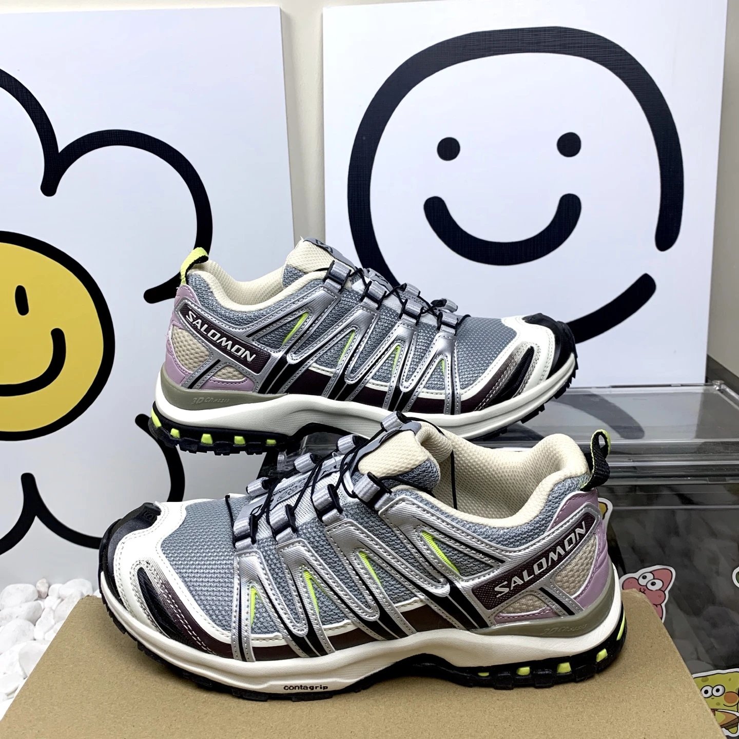 Salomon Trail Running Shoes Men Women Outdoor Grip Sneakers