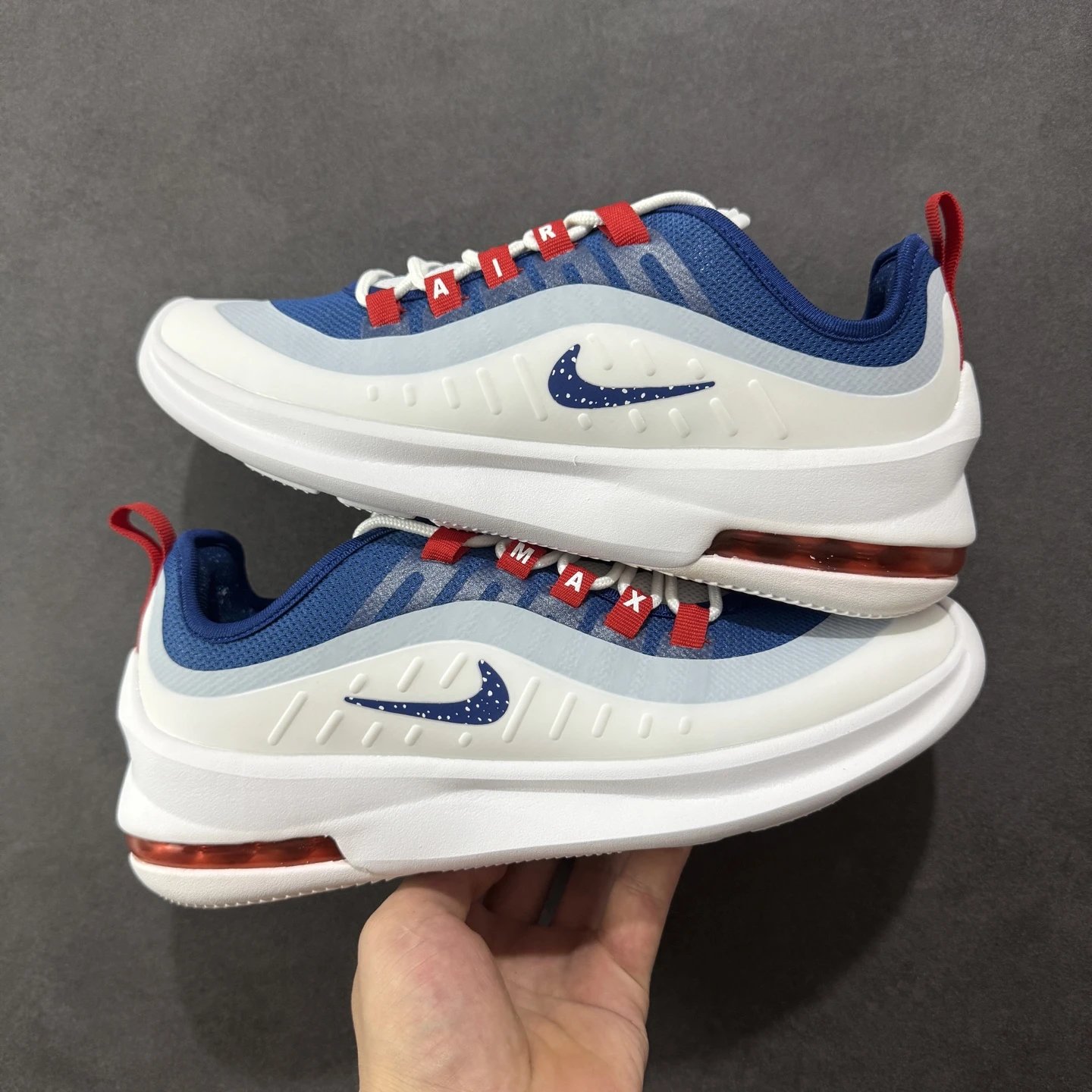 Nike Air Max Red Blue Lightweight Running Shoes