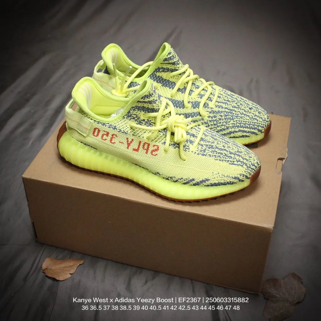 Adidas Yeezy Boost 350 V2 Neon Sneakers