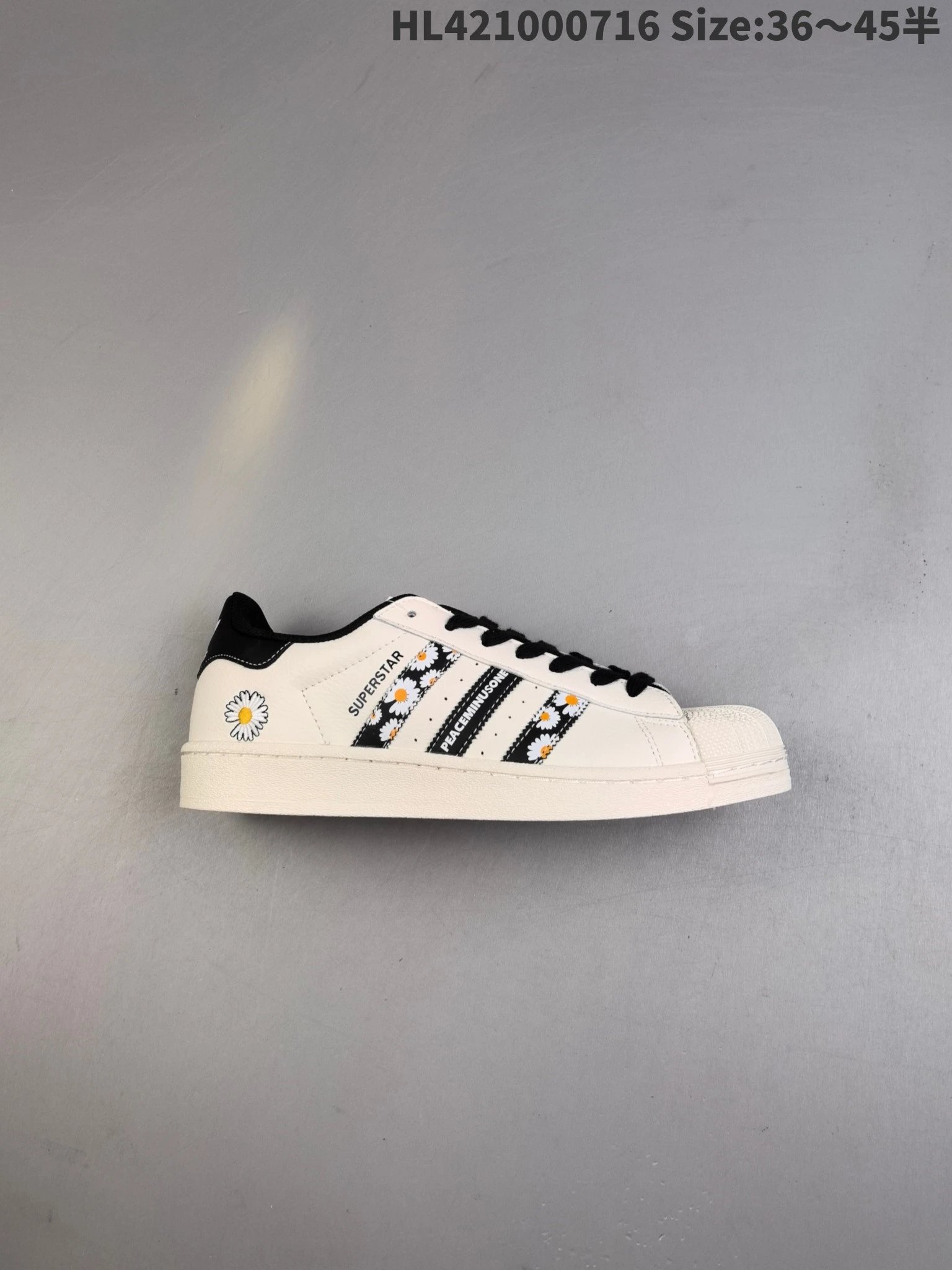 Adidas Superstar Daisy Edition Black White Sneakers Shoes