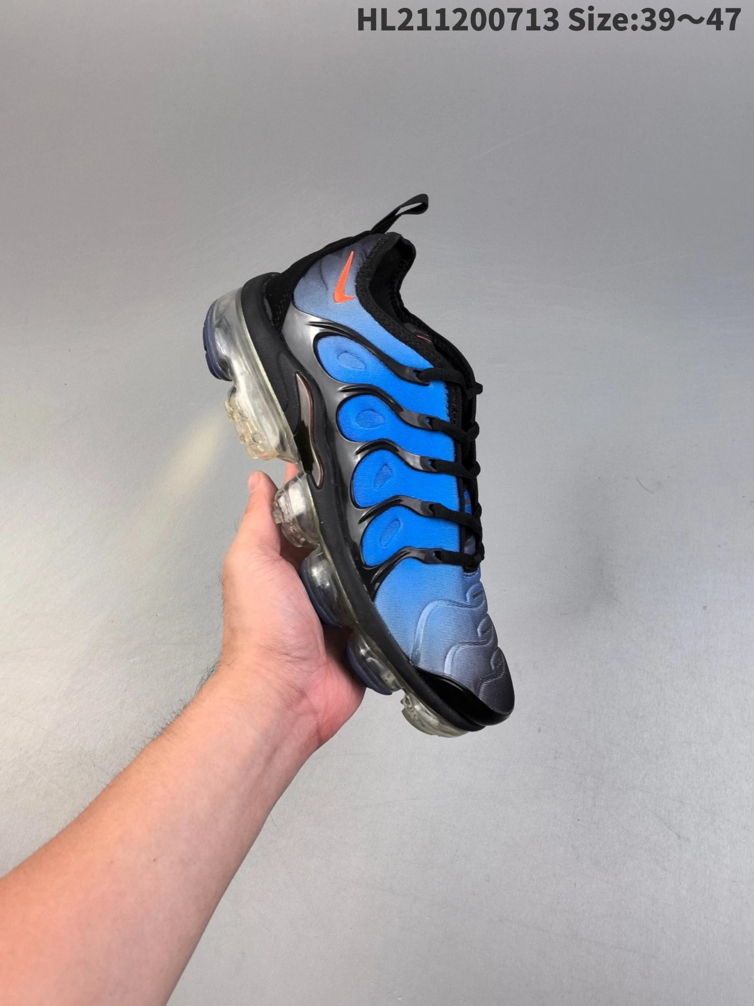 Nike Air VaporMax Plus Blue Black Running Shoes