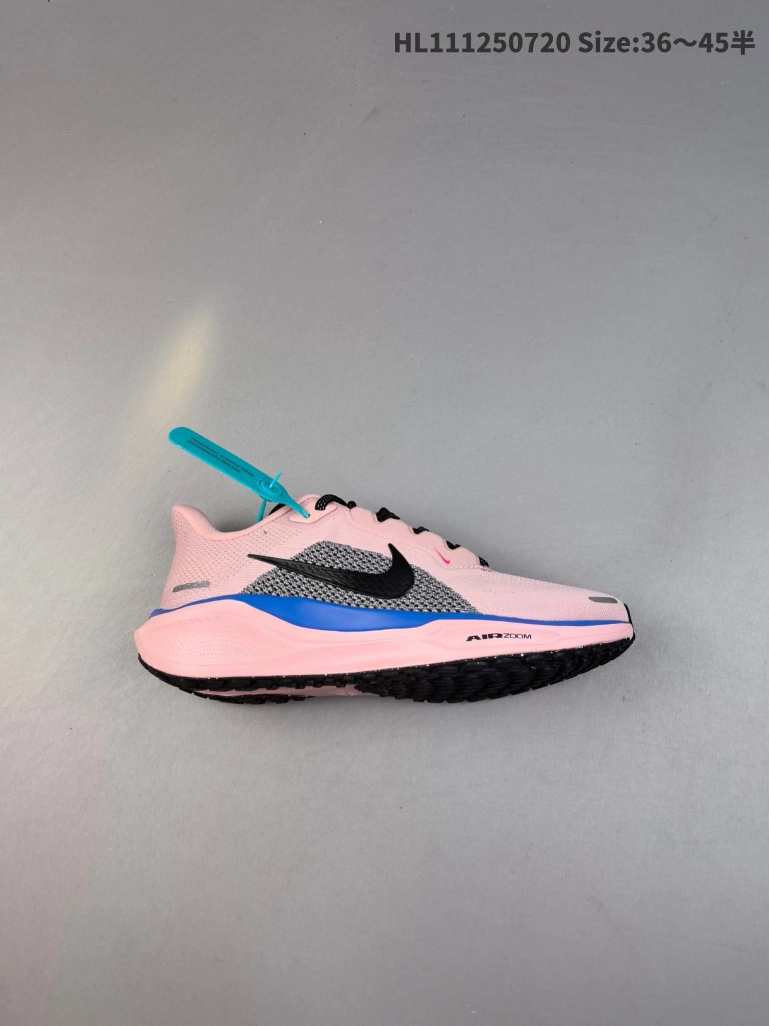 Nike Air Zoom Women Running Shoes Pink Black Blue Mesh