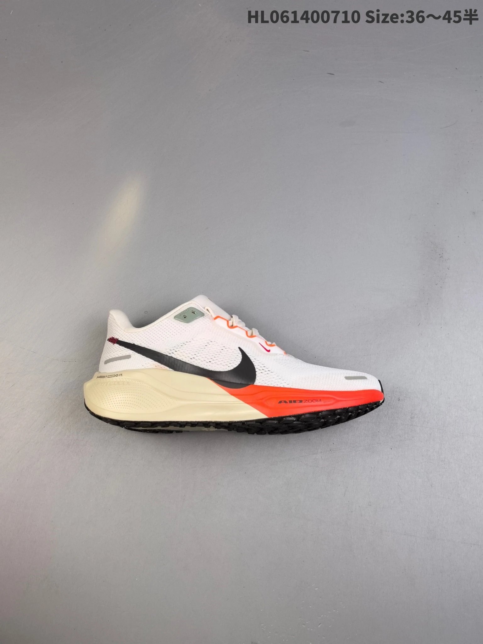 Nike Air Zoom HL061400710 White Orange Running Shoes