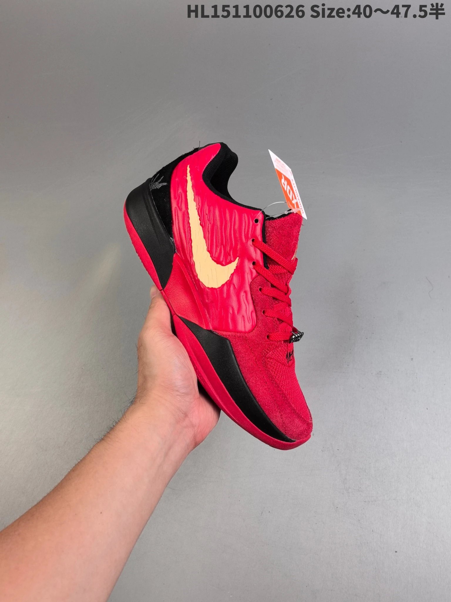 Nike Red Black Running Shoes HL151100626