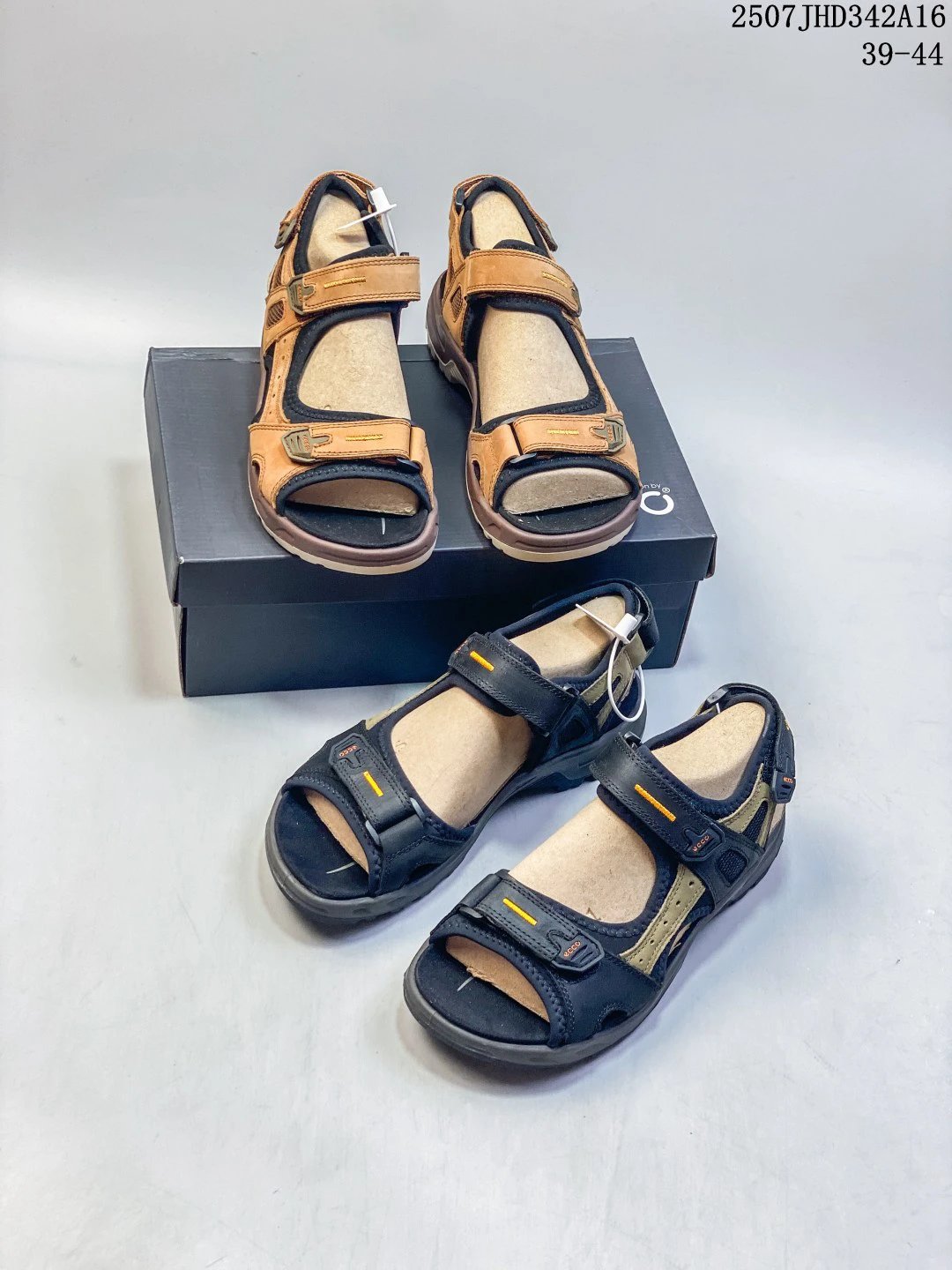 ECCO Men’s Leather Outdoor Sandals Hiking Beach Shoes 39-44