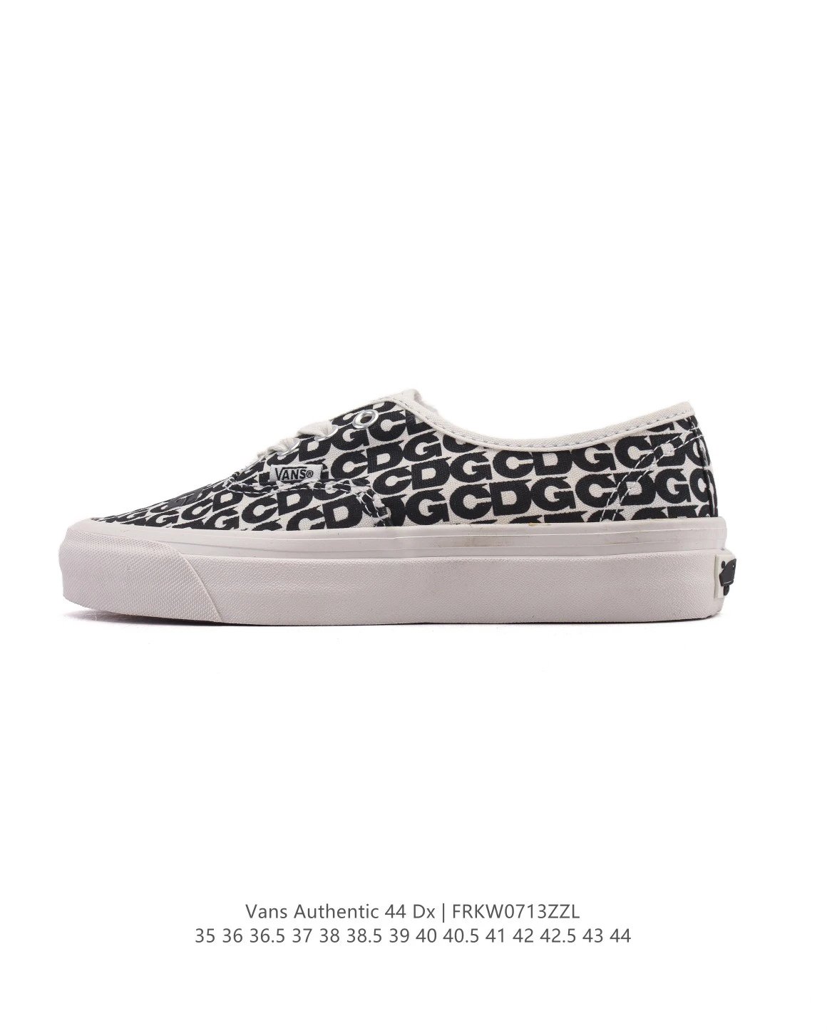 Vans Authentic 44 Dx CDG Logo Canvas Sneakers