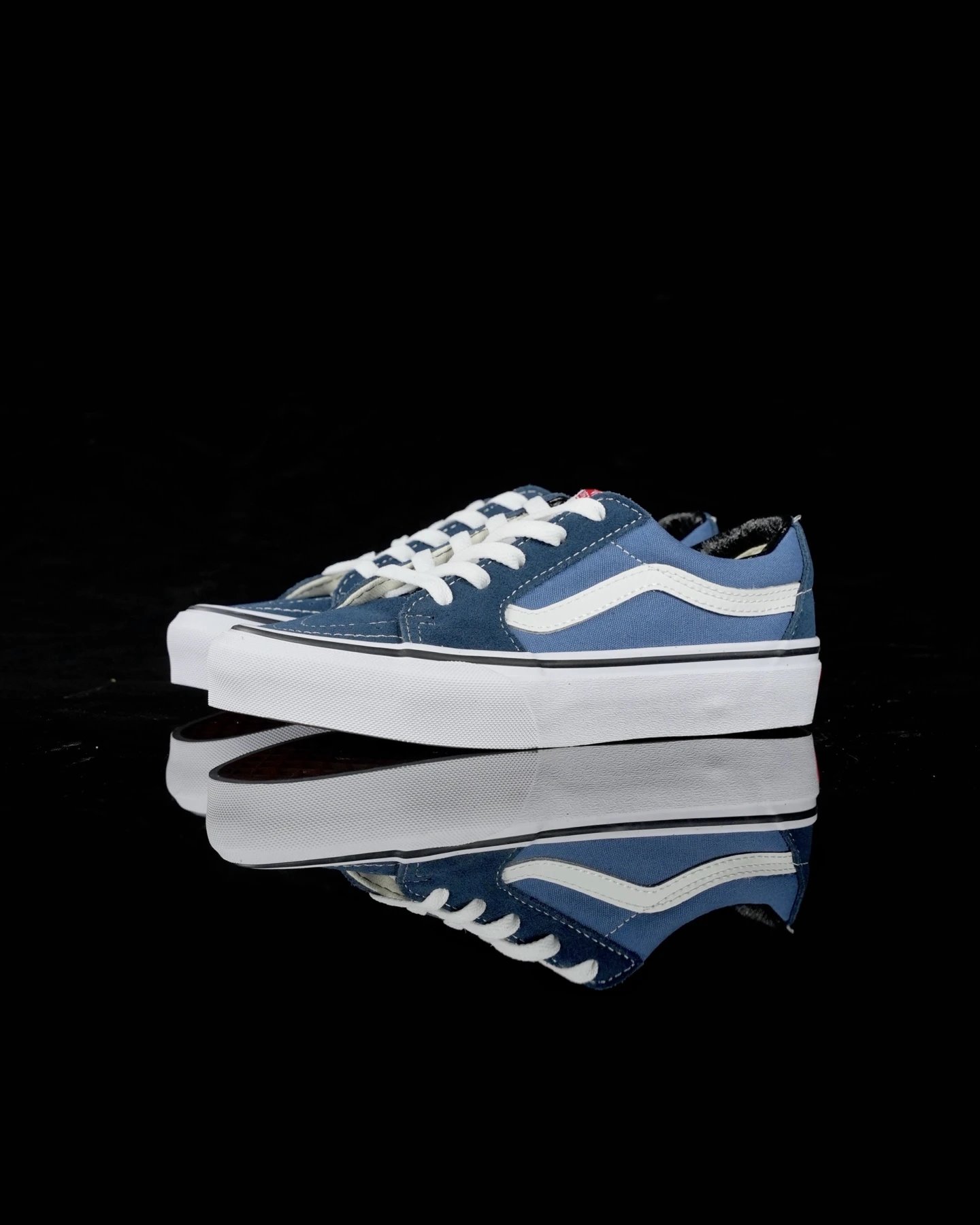 Vans Classic Blue Skate Shoes Canvas Sneakers