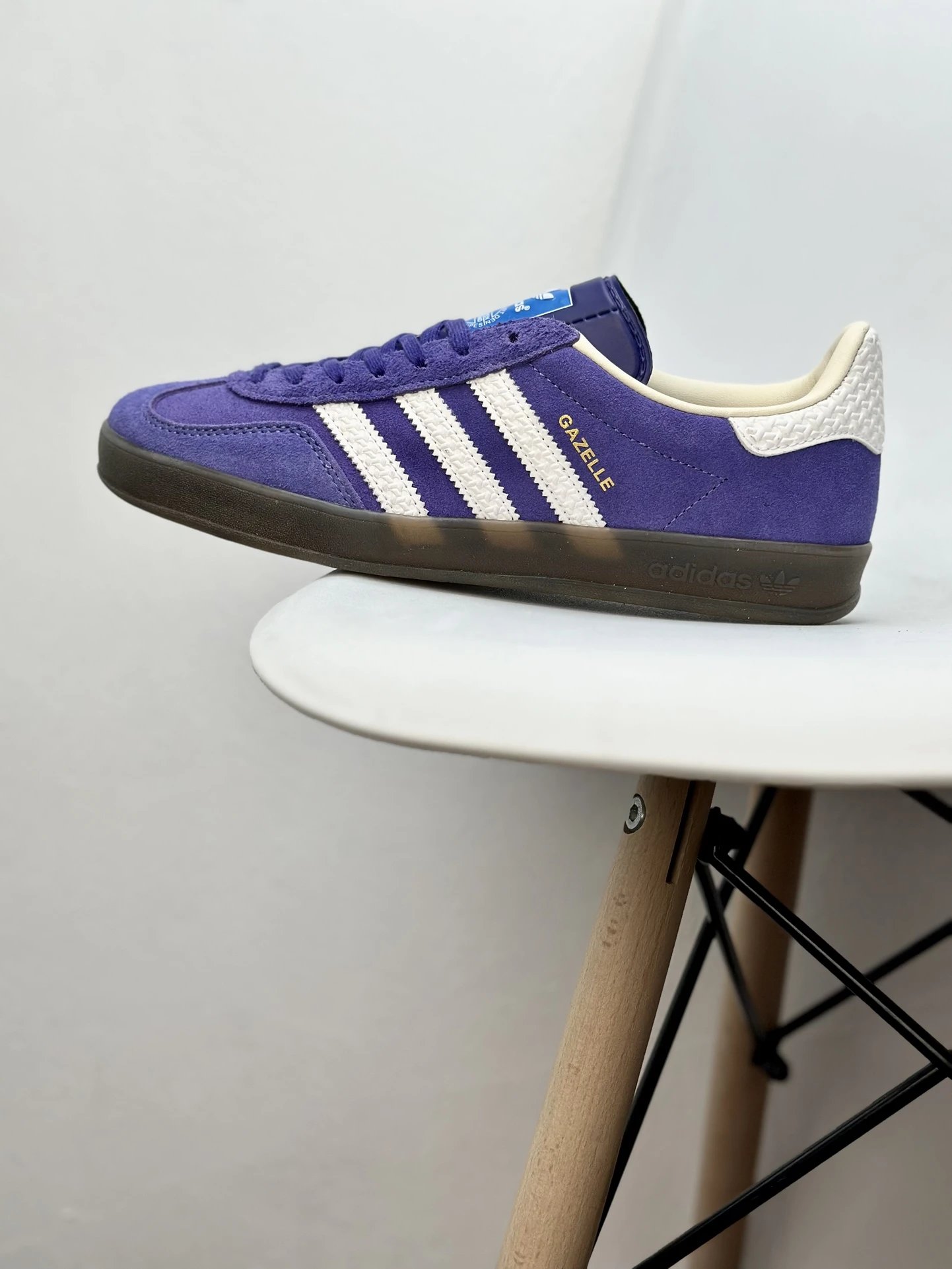 Adidas Gazelle Purple Suede Retro Sneakers