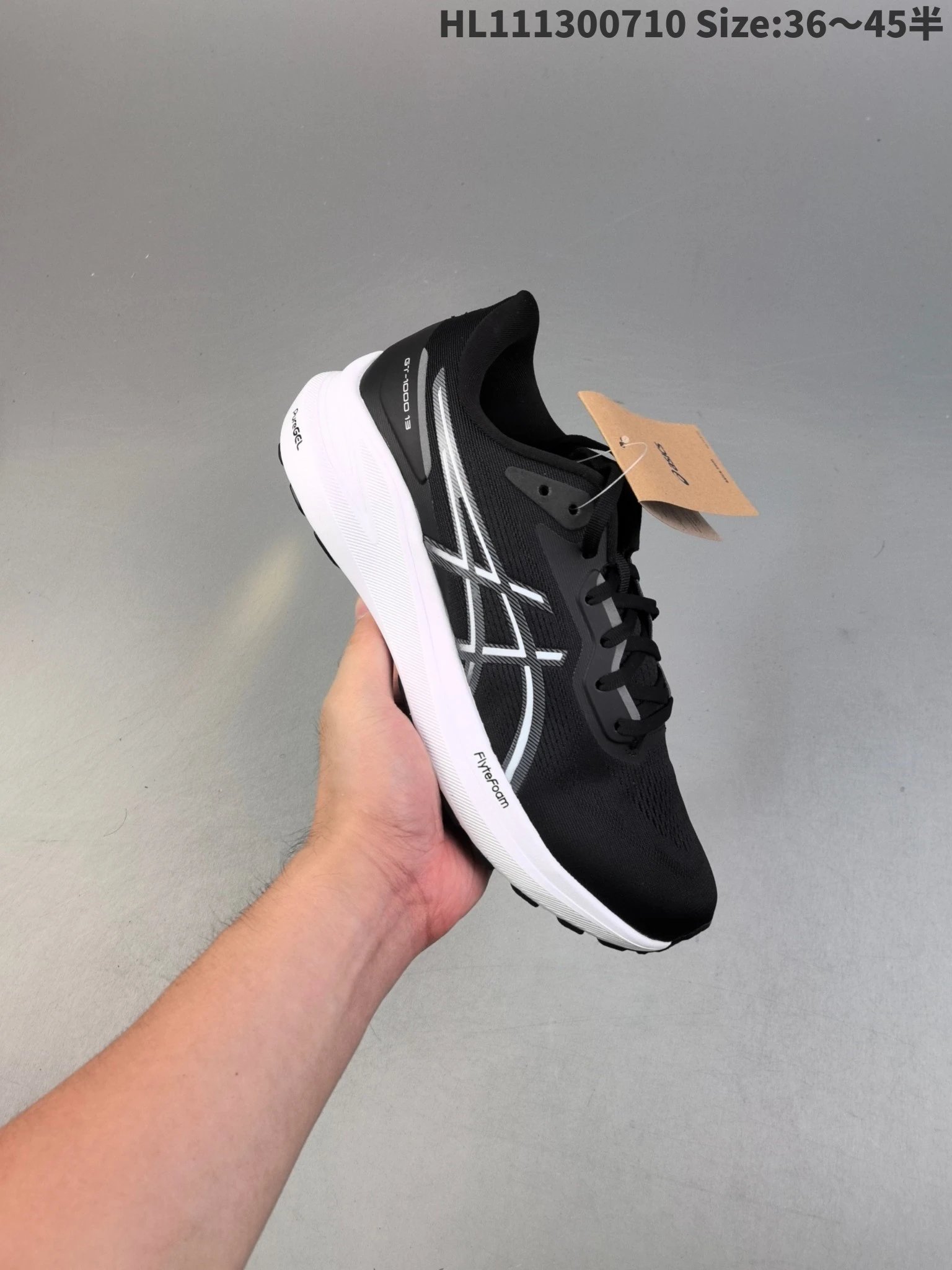 ASICS GT-1000 12 Black Running Shoes Men Women