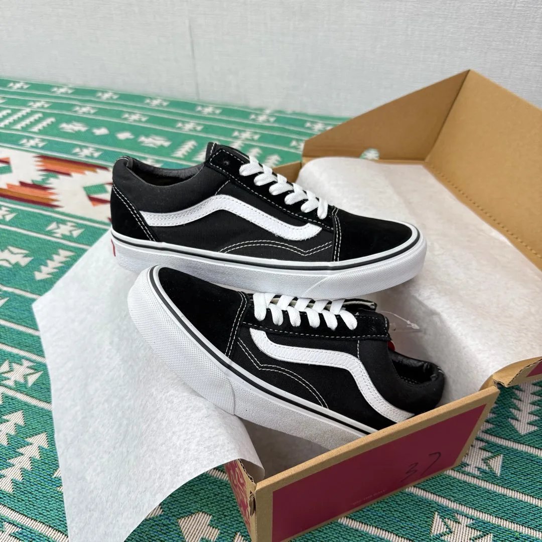 Vans Old Skool Black White Skate Shoes Sneakers
