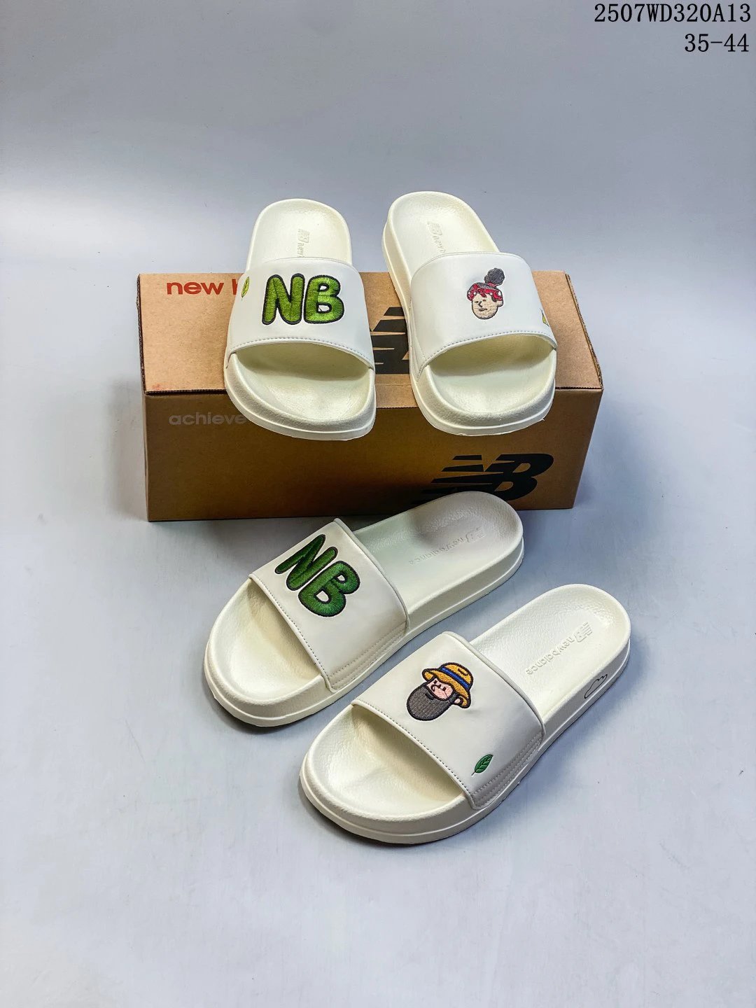 New Balance Cartoon White Slide Sandals 35‑44