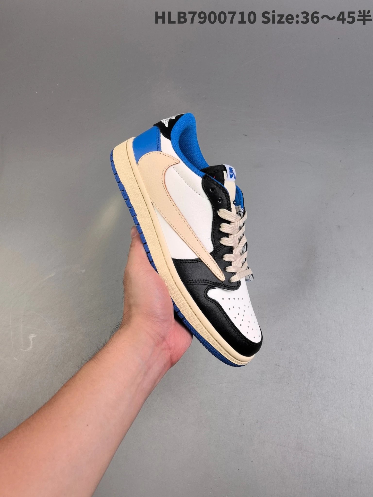 Nike HLB7900710 Black Blue Beige Sneakers