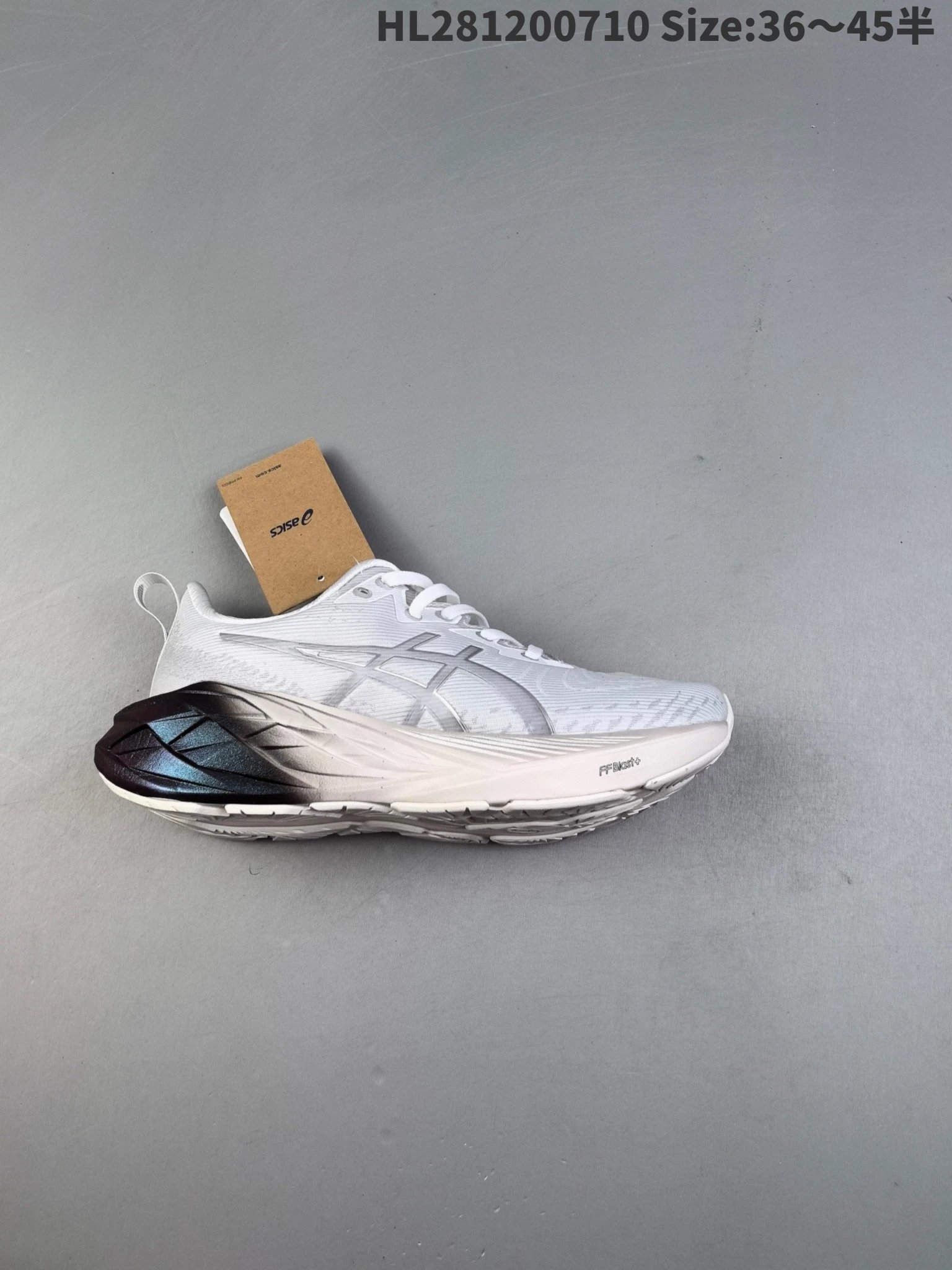 ASICS HL281200710 White Mesh Running Shoes