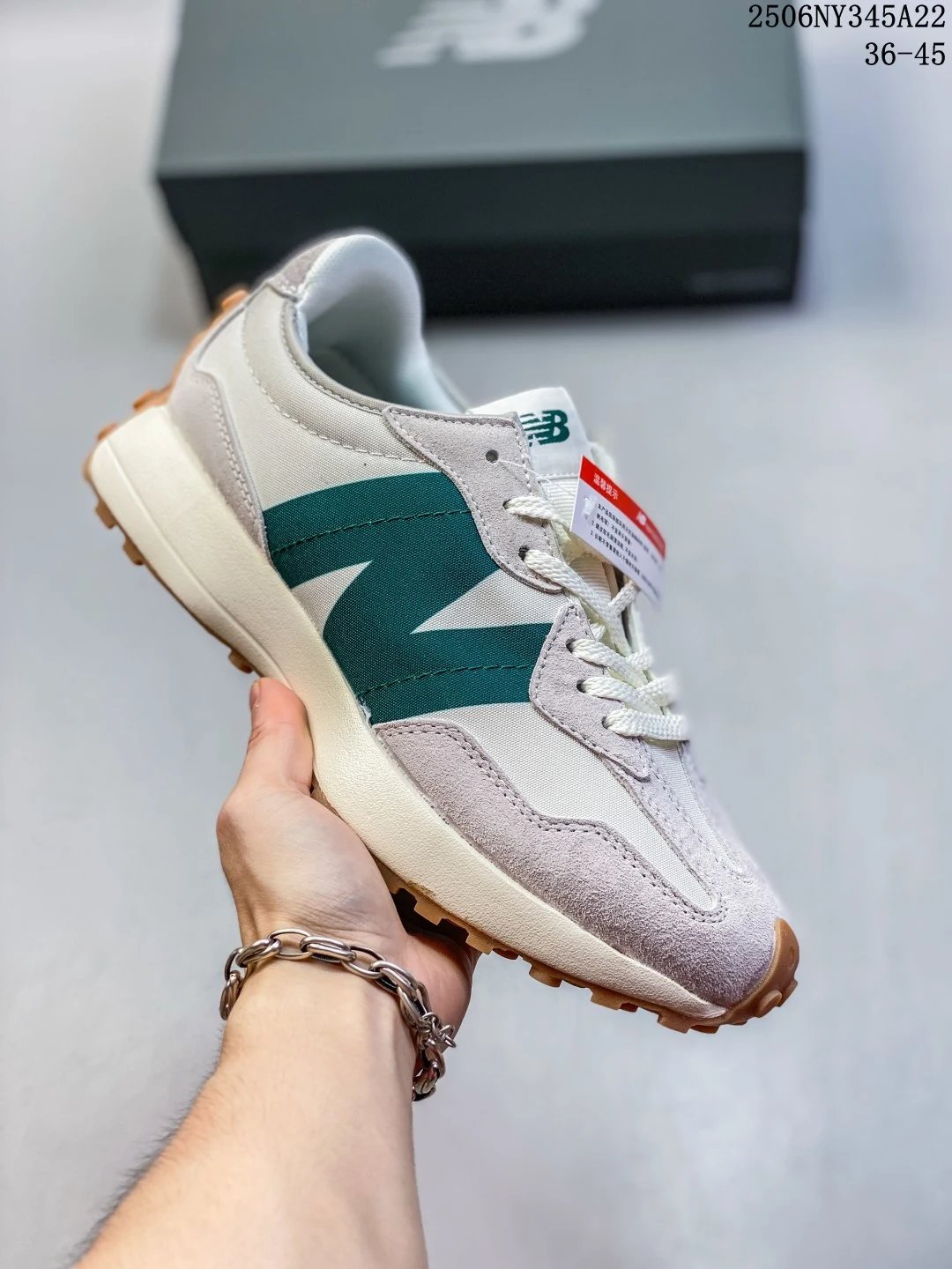 New Balance Retro Gray White Running Sneakers