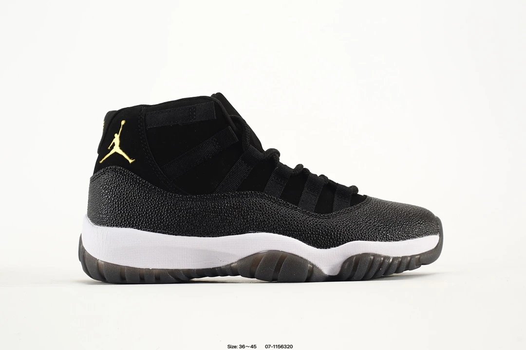 Air Jordan Men’s Black Gold High Top Sneakers
