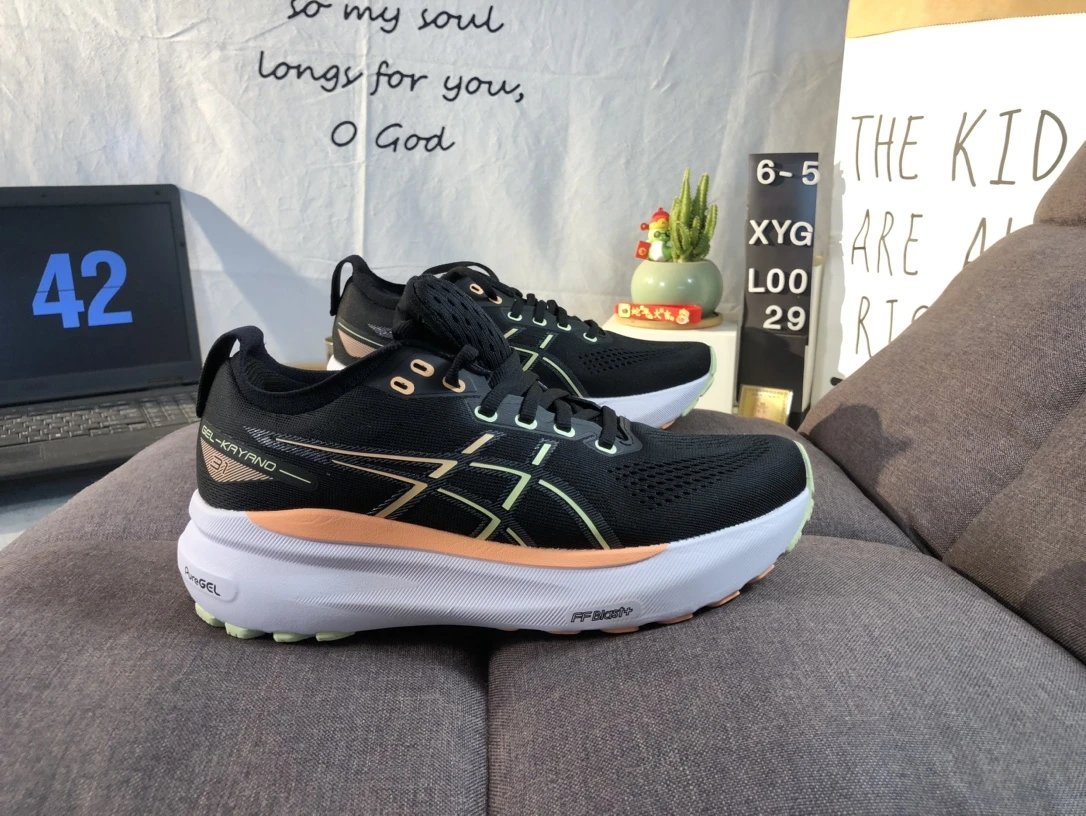 ASICS GEL-Kayano 30 Breathable Running Shoes Black