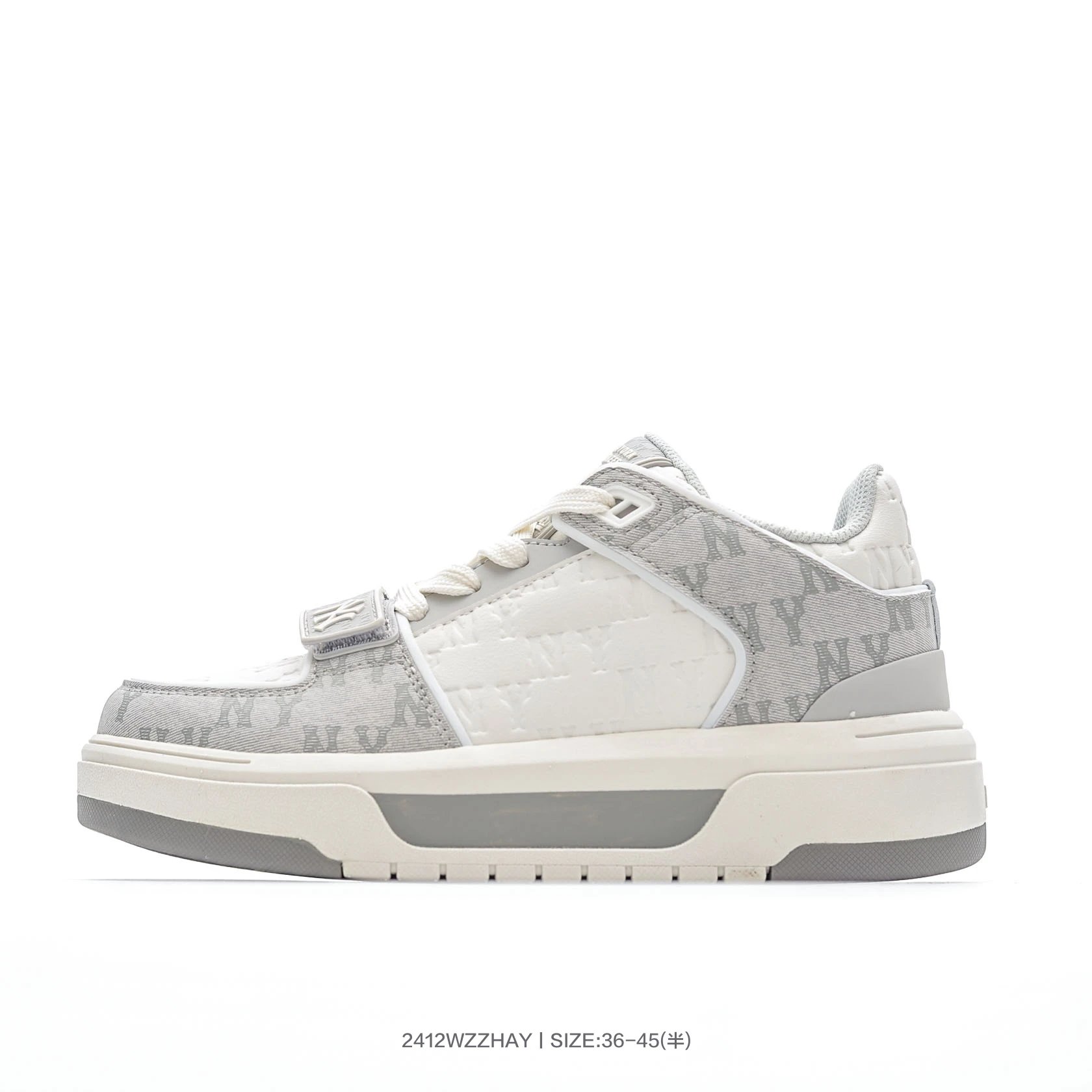 MLB 2412WZZHAY White Gray NY Casual Sneakers
