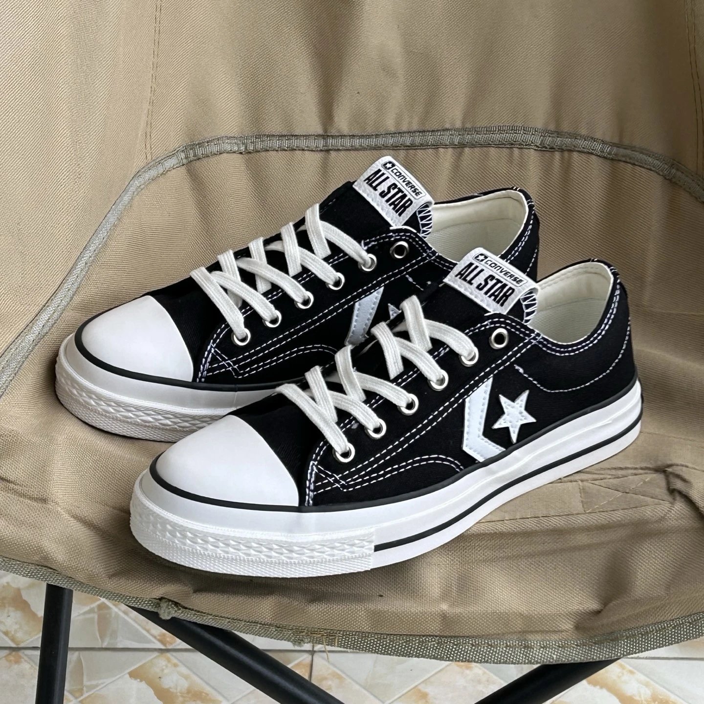 Converse All Star Black Low Top Canvas Shoes