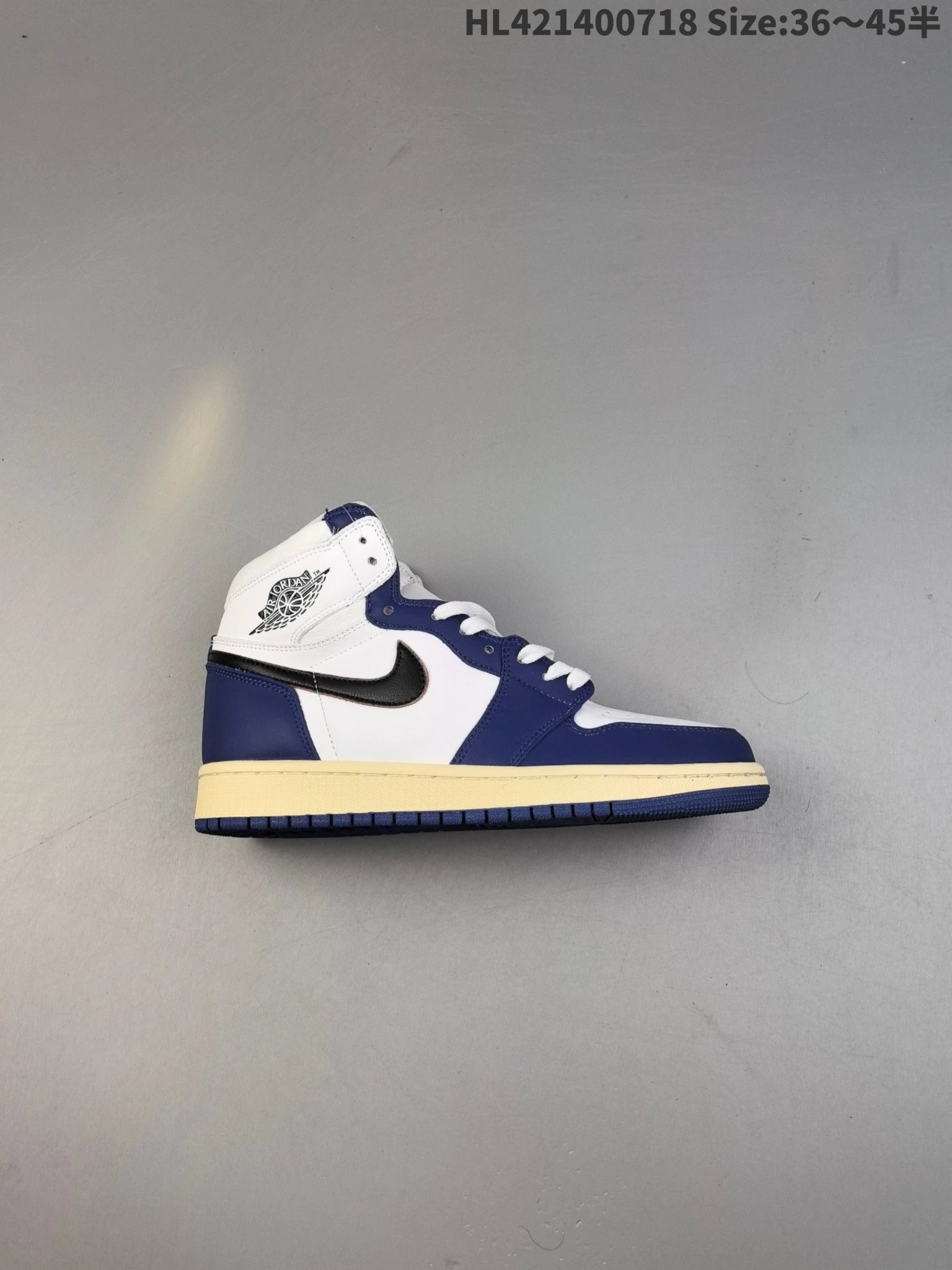 Air Jordan Retro High HL421400718 White Blue Sneakers