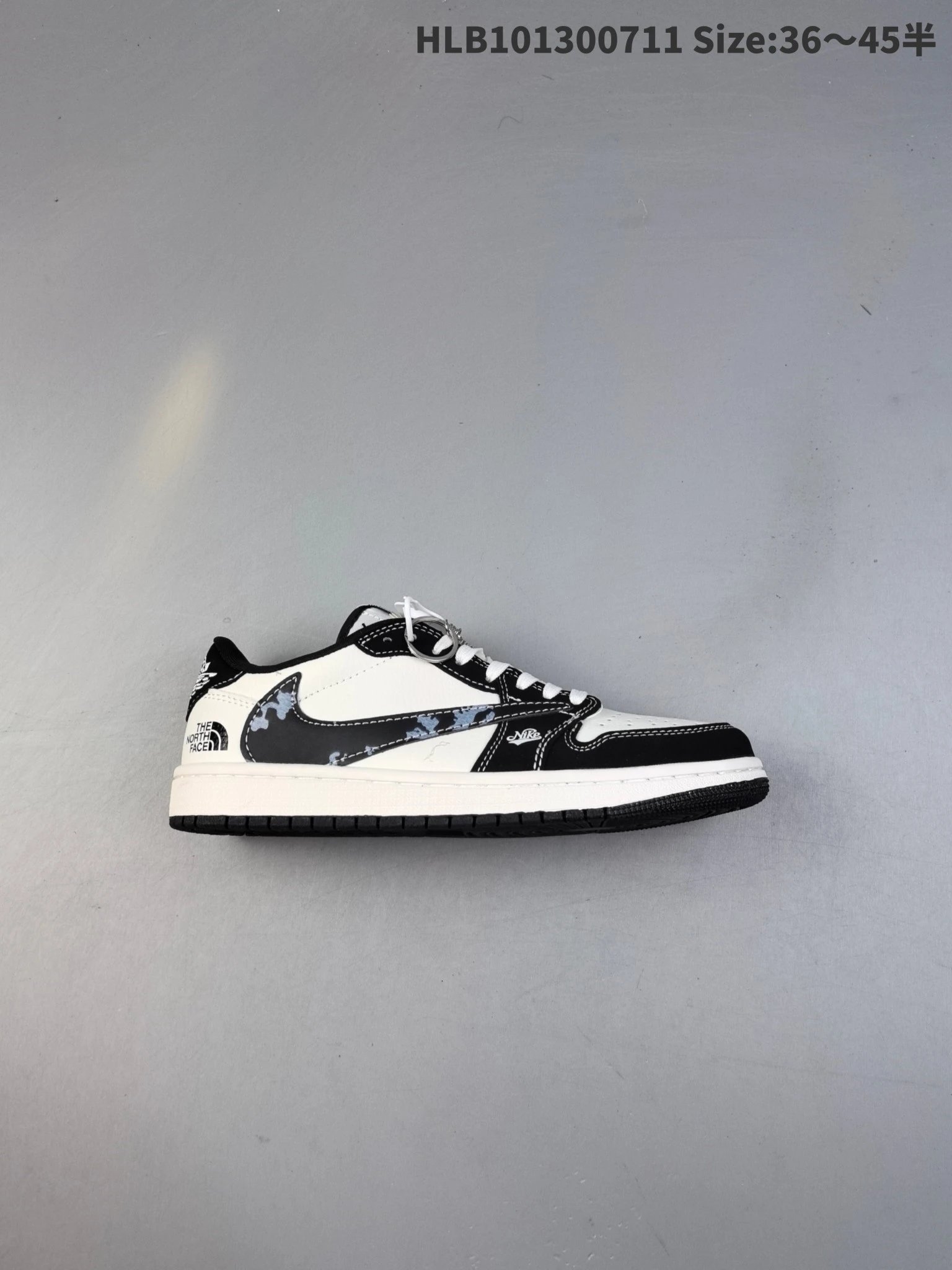 Nike HLB101300711 Black White Breathable Casual Sneakers