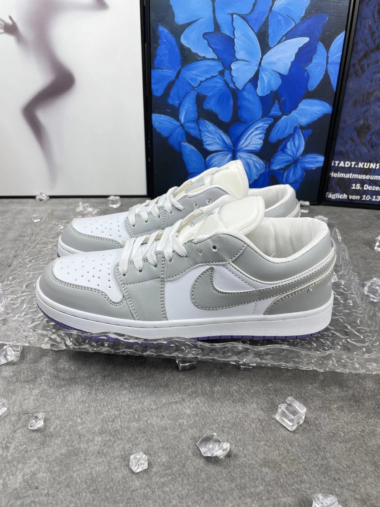 Air Jordan Low Retro Gray White Men’s Sneakers