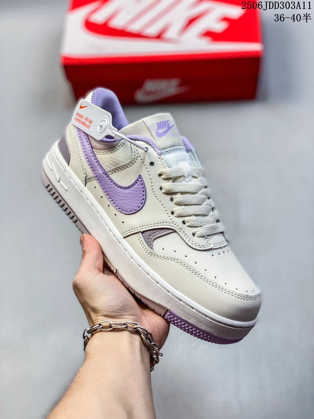 Nike Air Force 1 Shadow White Lavender Sneakers