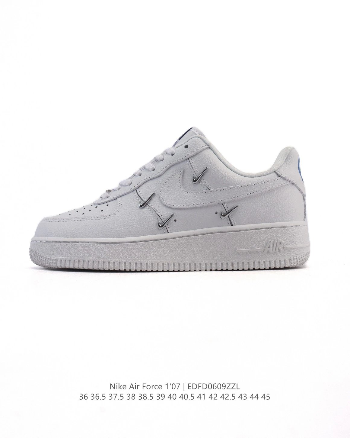 Nike Air Force 1’07 White Leather Sneakers