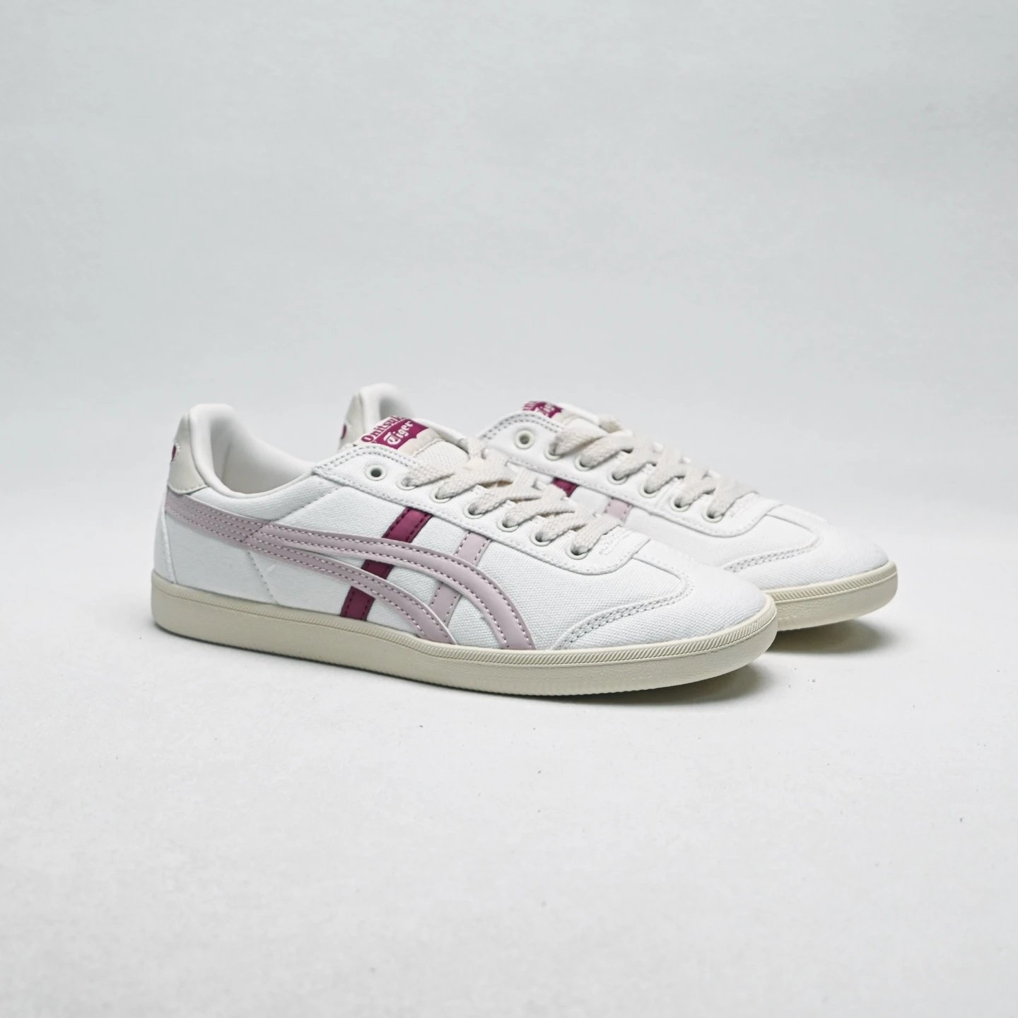 Onitsuka Tiger White Pink Canvas Sneakers