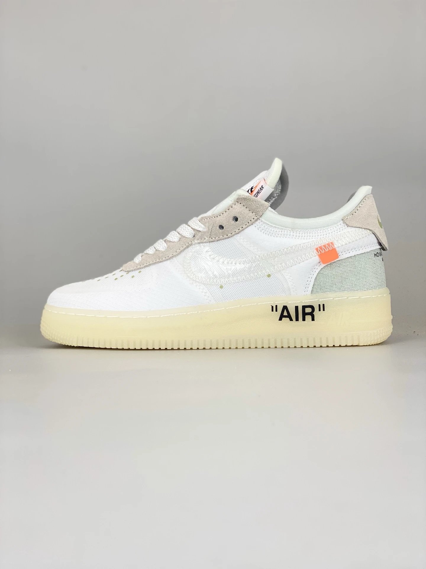 Nike Air White Beige Suede Casual Sneakers