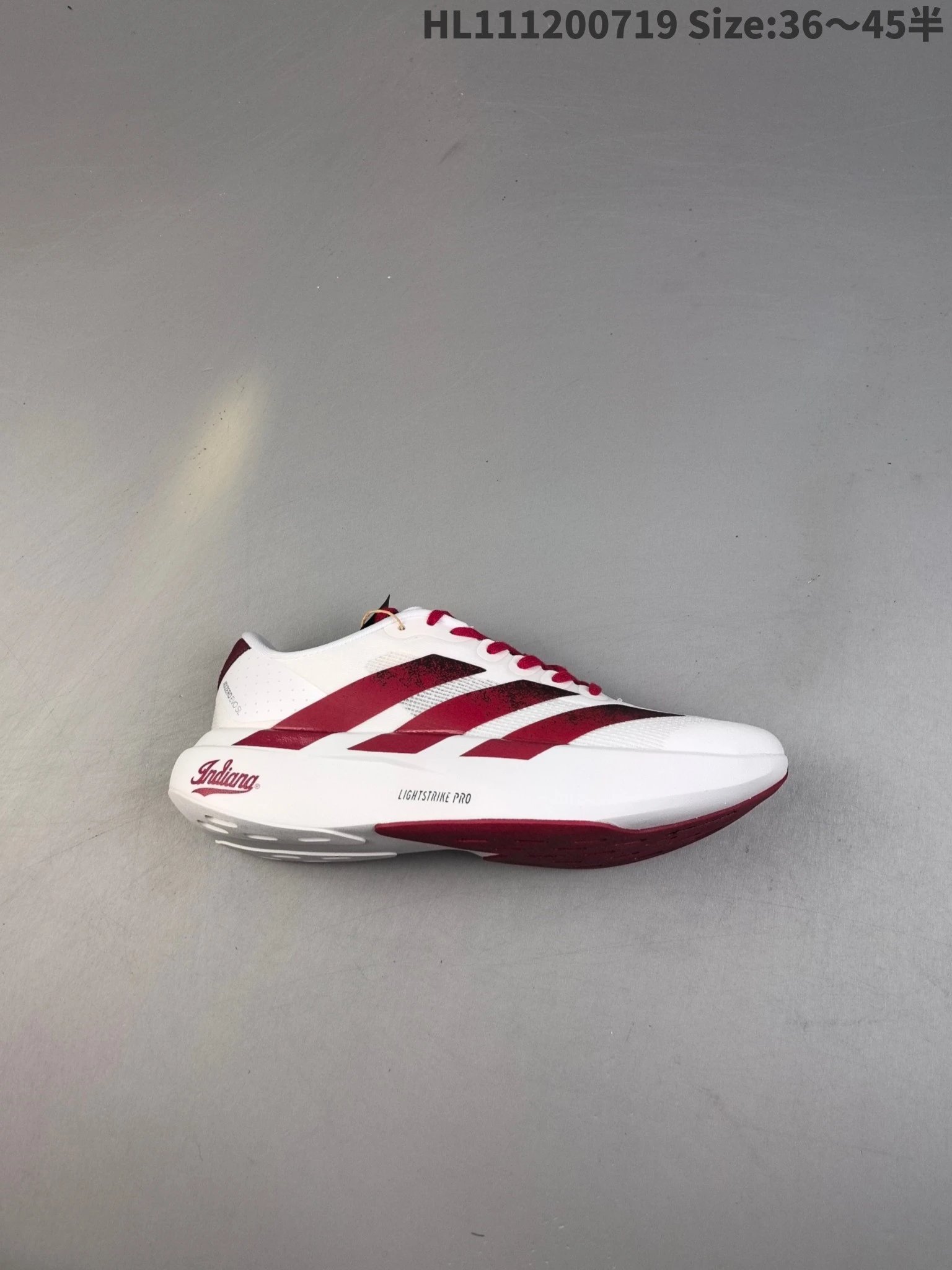 Adidas Lightstrike Pro White Red Running Shoes