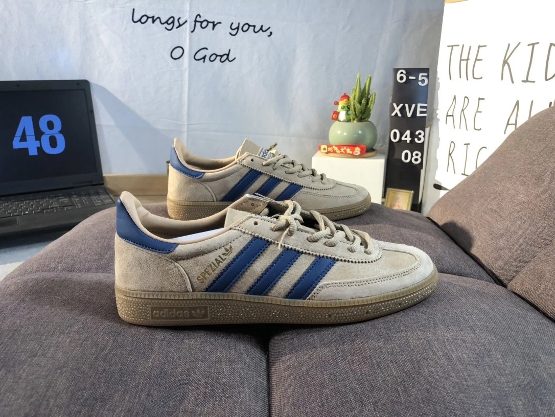 Adidas Spezial Men’s Blue Suede Retro Sneakers