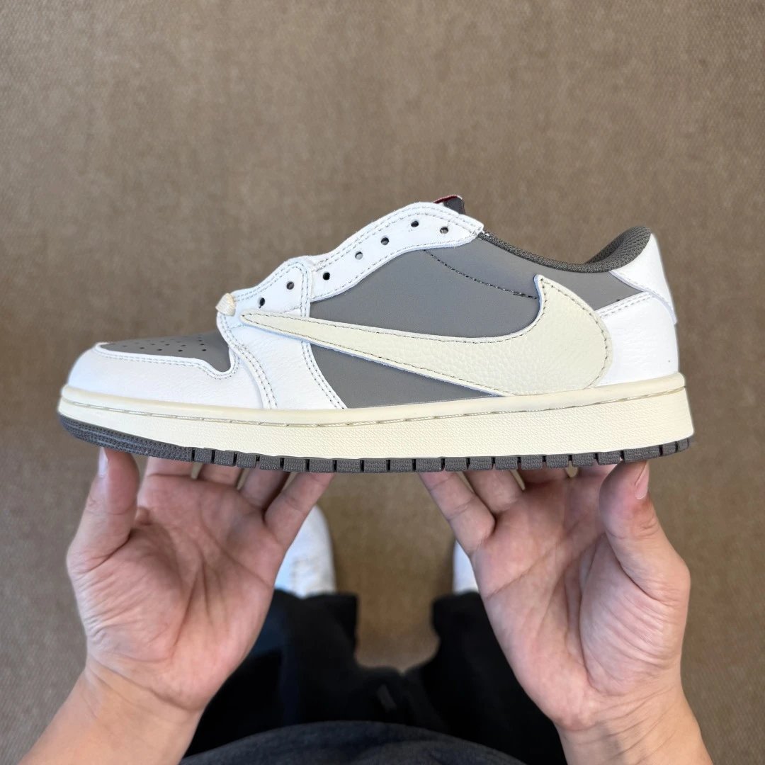 Air Jordan Low Retro Gray Cream Sneakers Men