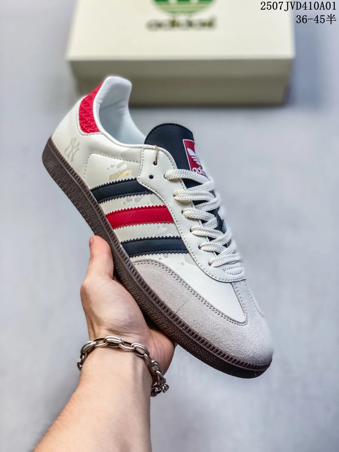 Adidas Retro Red Navy Suede Sneakers 36-45