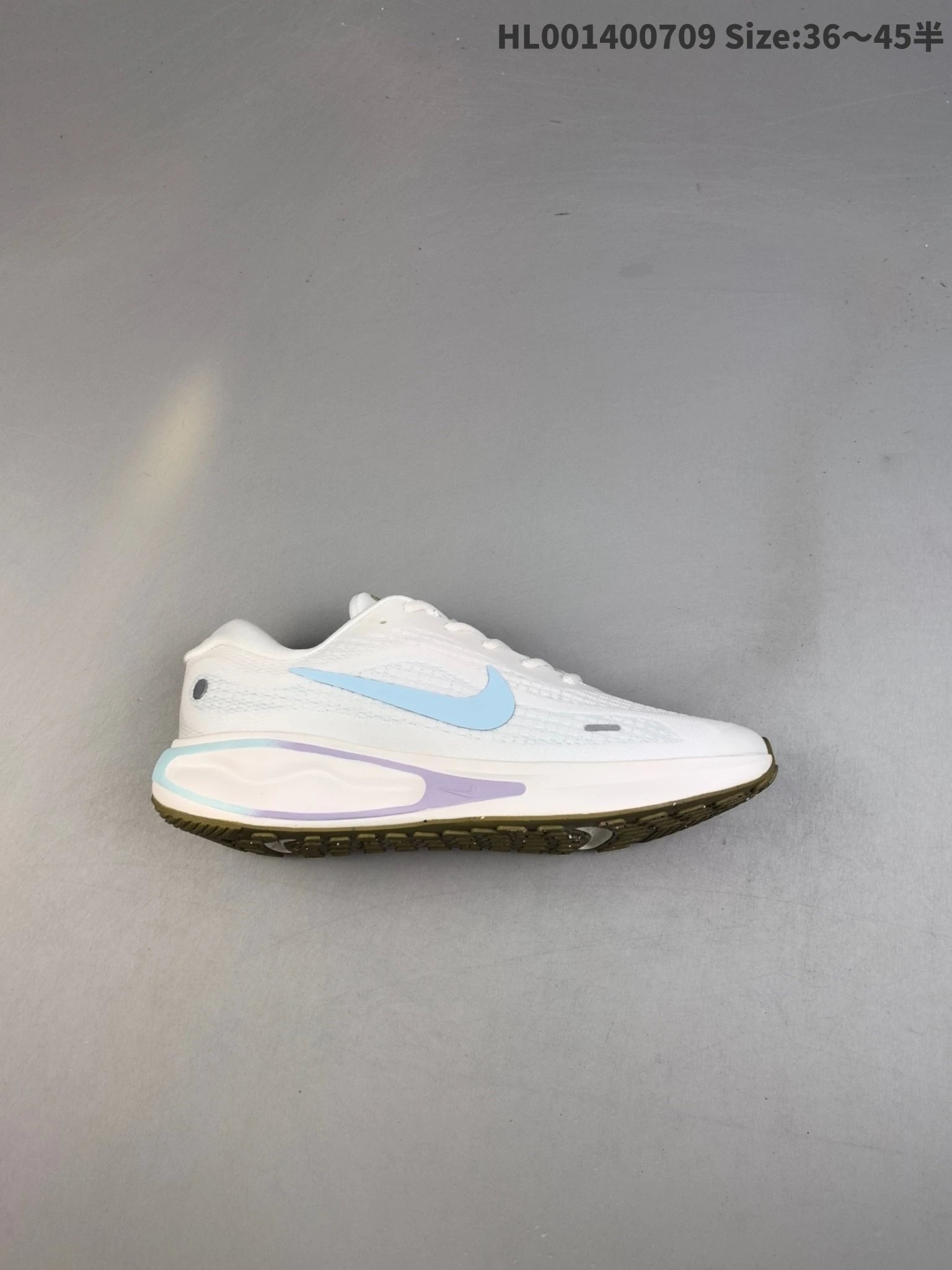 Nike White Blue Lightweight Running Shoes HL001400709