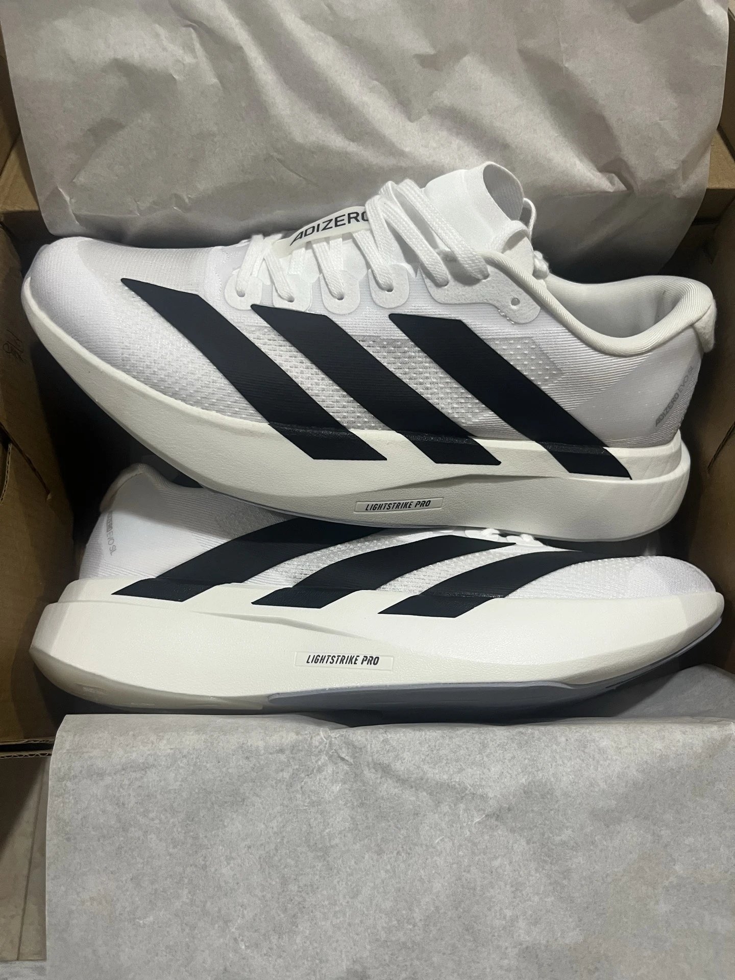 Adidas Adizero Lightstrike Pro White Running Shoes
