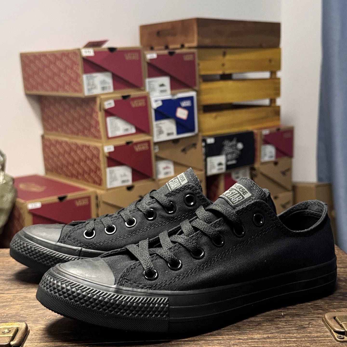 Converse All Star Black Low Top Canvas Casual Sneakers