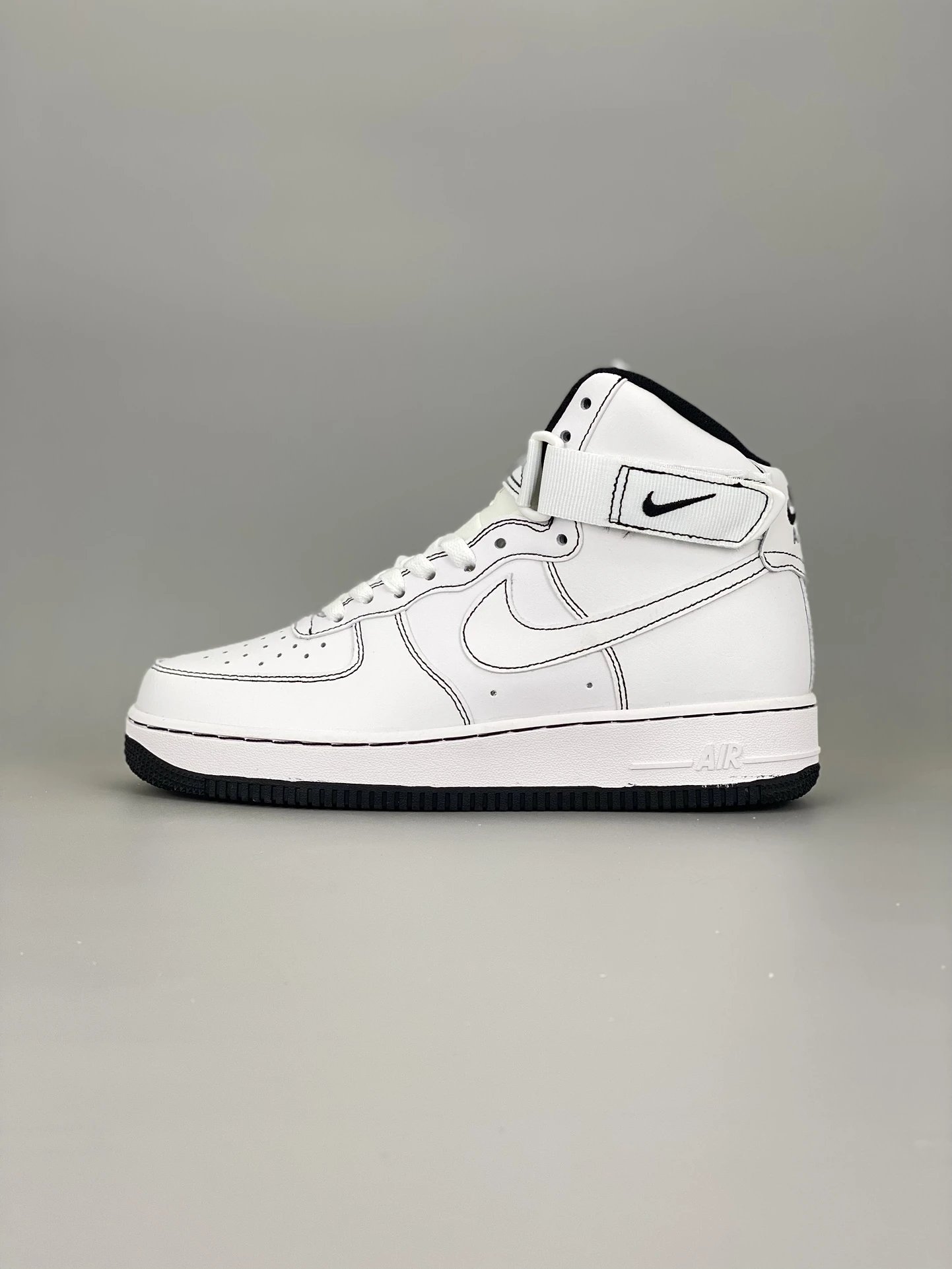 Nike White High Top Leather Sneakers