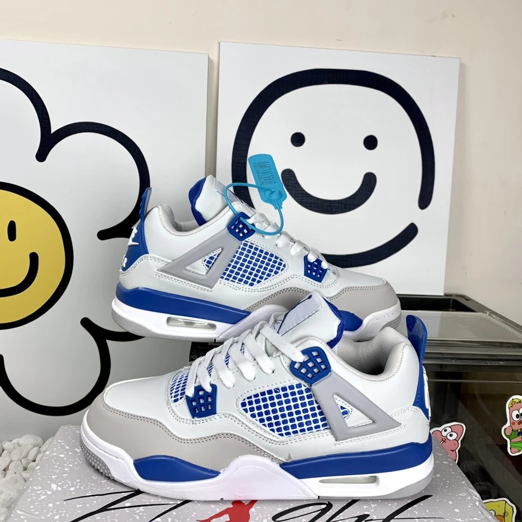 Air Jordan Blue White Mesh Sport Fashion Sneakers