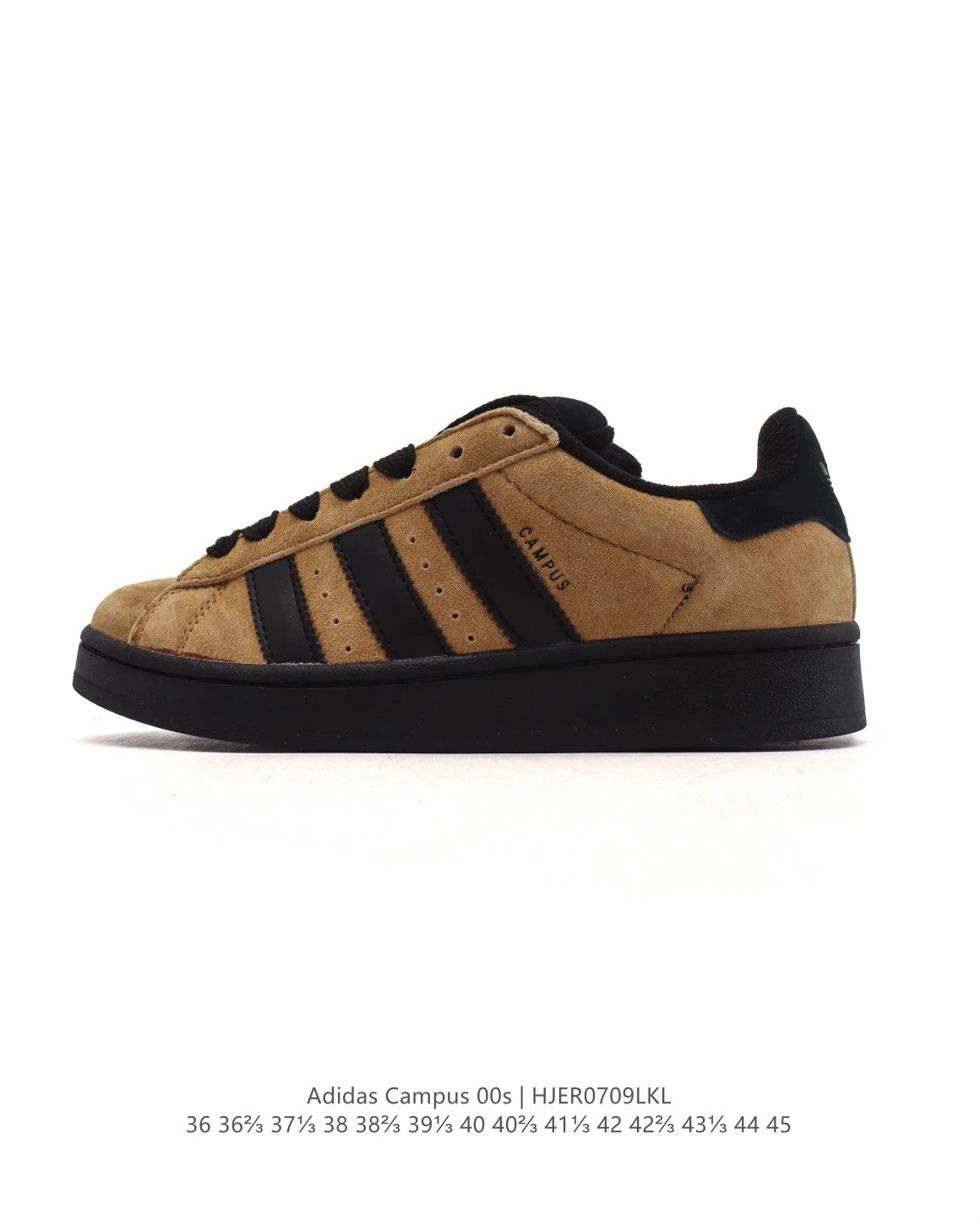 Adidas Campus 00s Suede Retro Men’s Sneakers Black Stripes