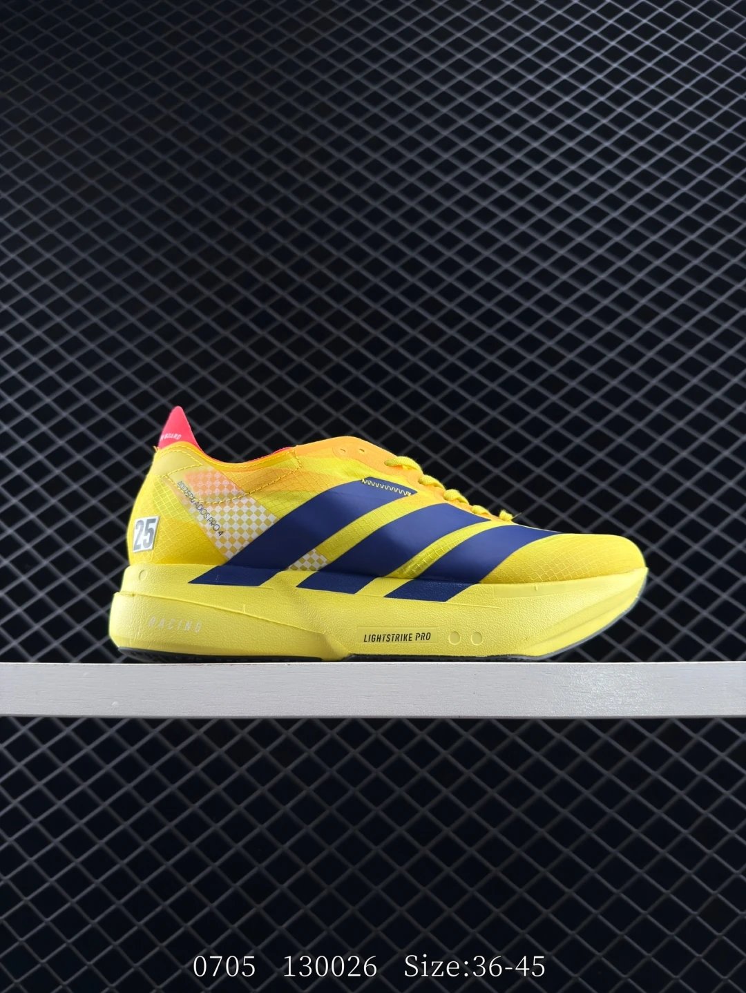 Adidas Lightstrike Pro Yellow Blue Running Shoes 36-45